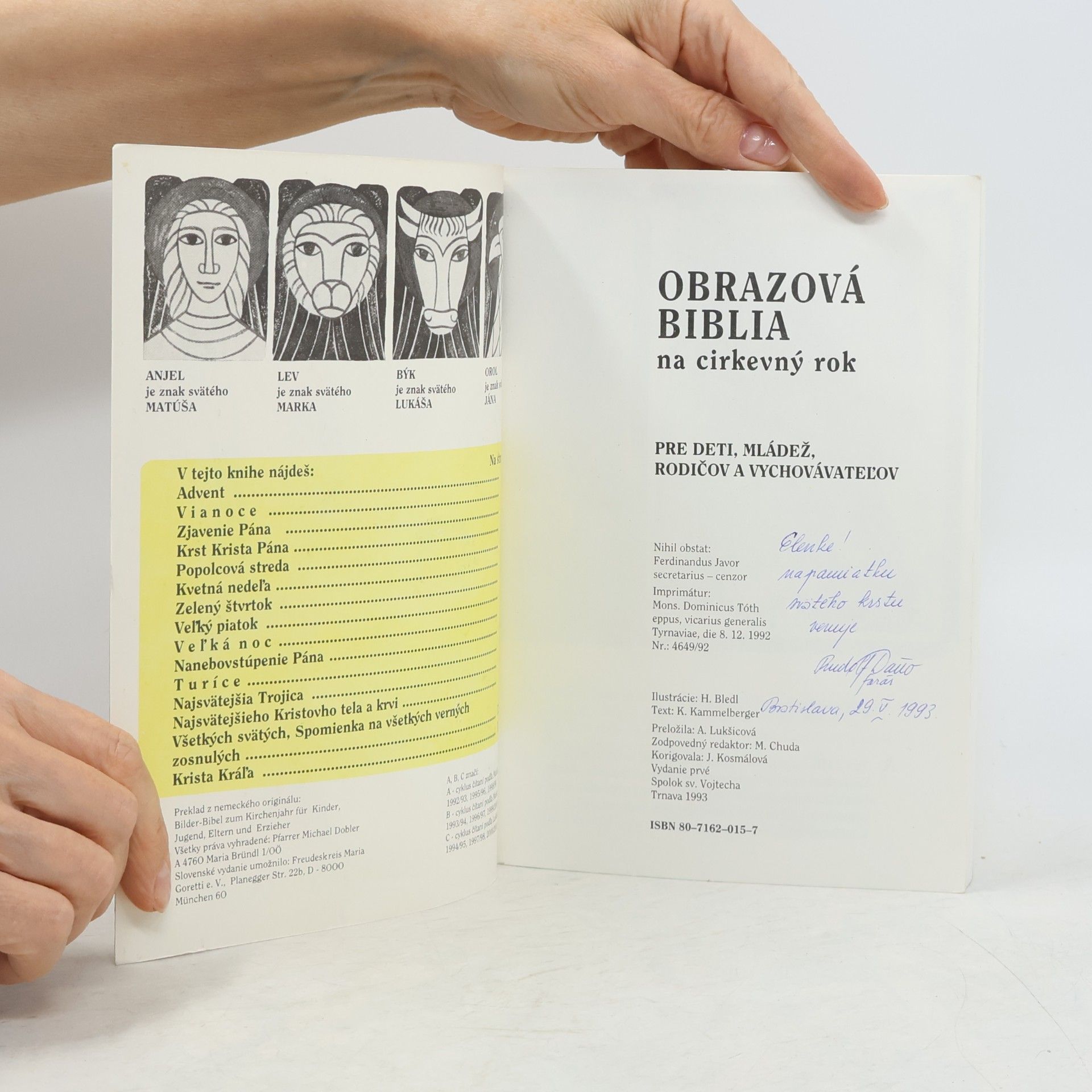 A. Lukšicová Obrazová biblia na cirkevný rok