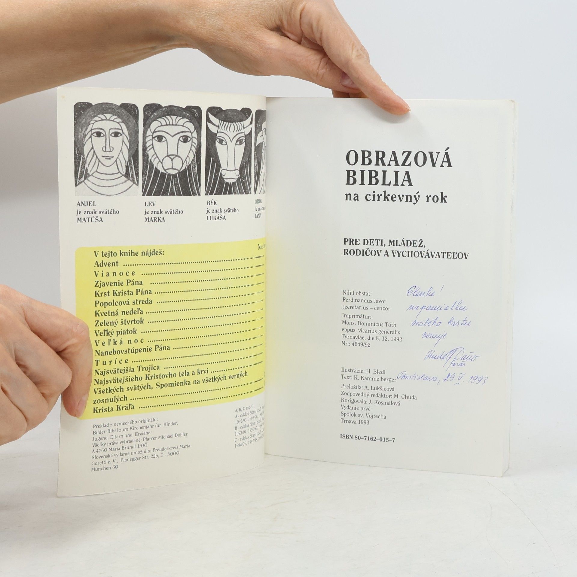 A. Lukšicová Obrazová biblia na cirkevný rok