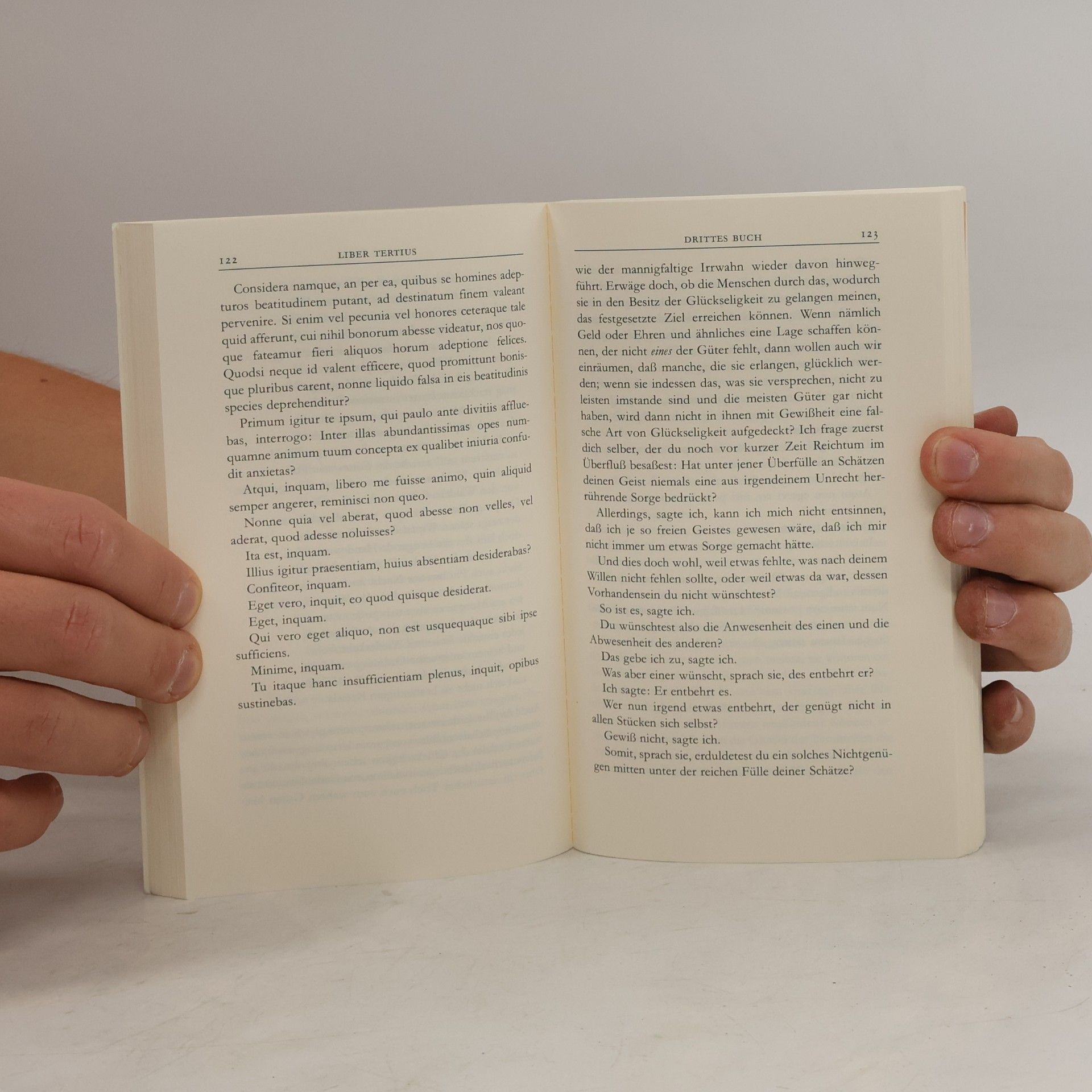 Anitius Manlius Torquatus Severinus Boëthius Trost der Philosophie. Zweisprachige Ausgabe. Lateinisch / Deutsch.