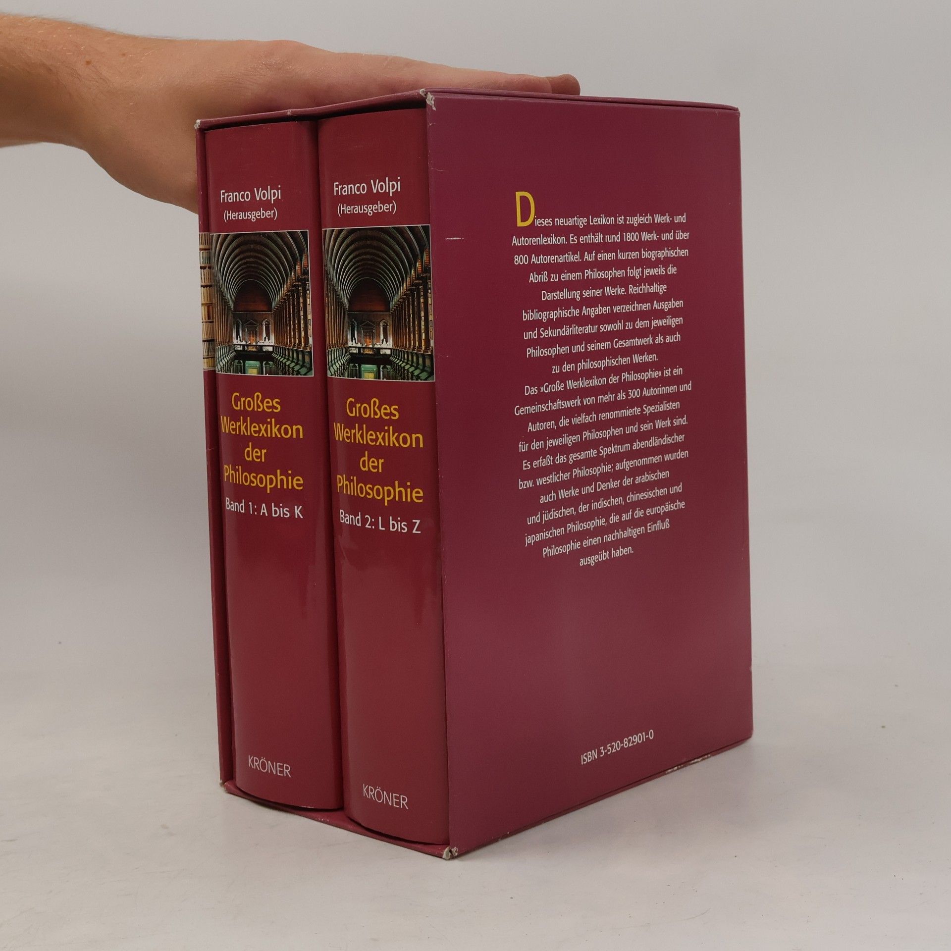 Großes Werklexikon der Philosophie Band 1