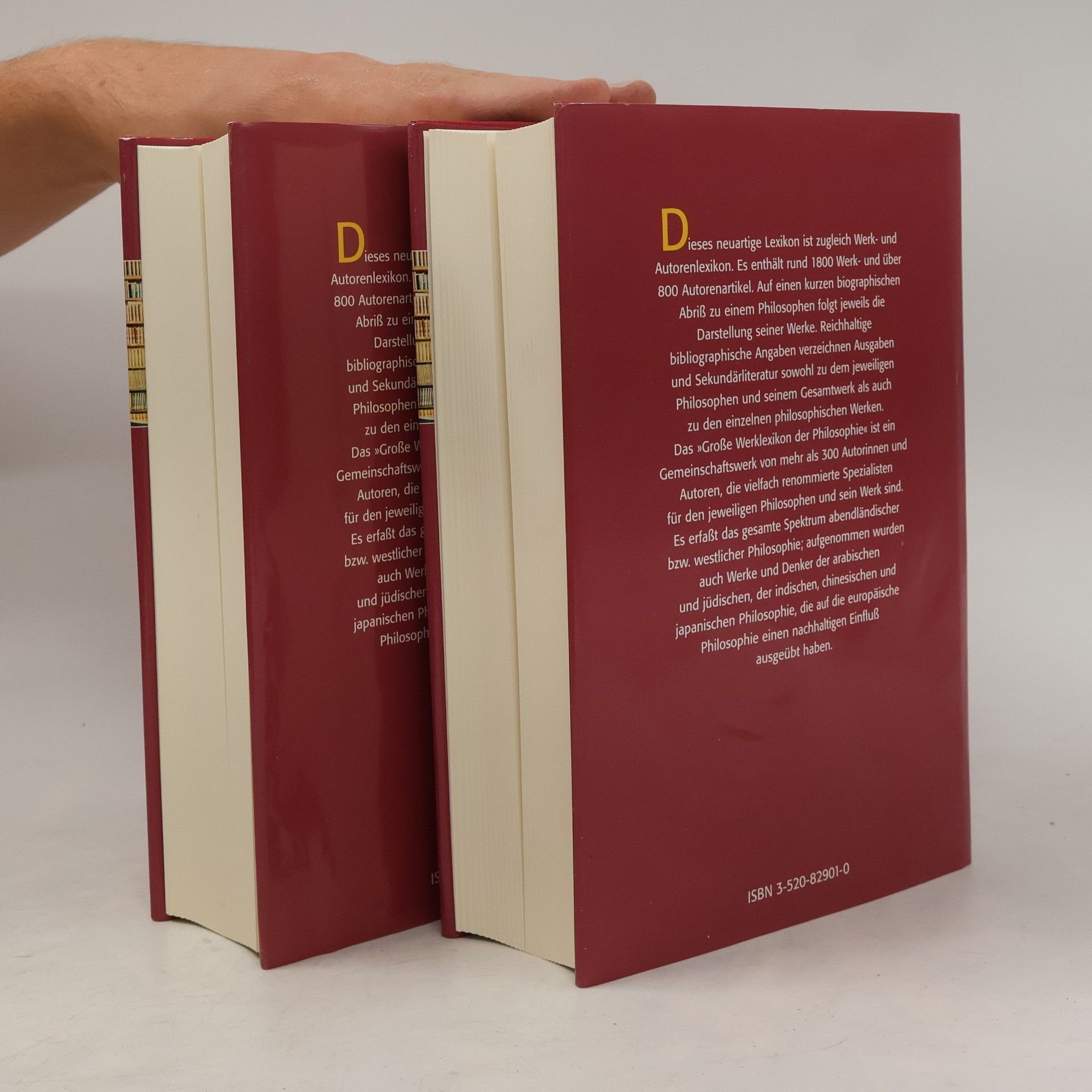 Franco Volpi Großes Werklexikon der Philosophie Band 1