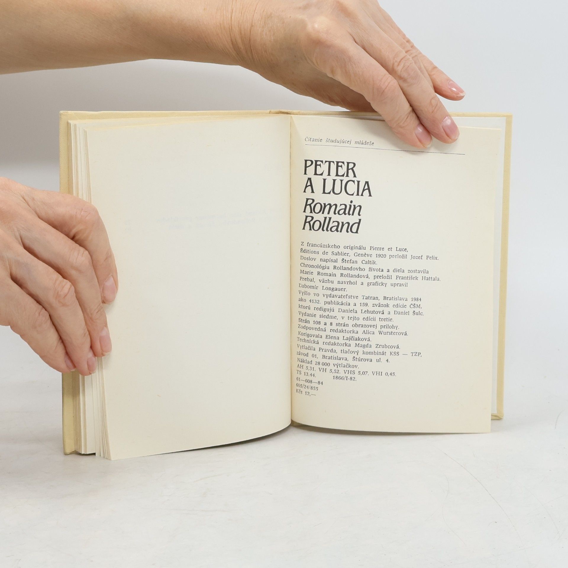 Romain Rolland Peter a Lucia