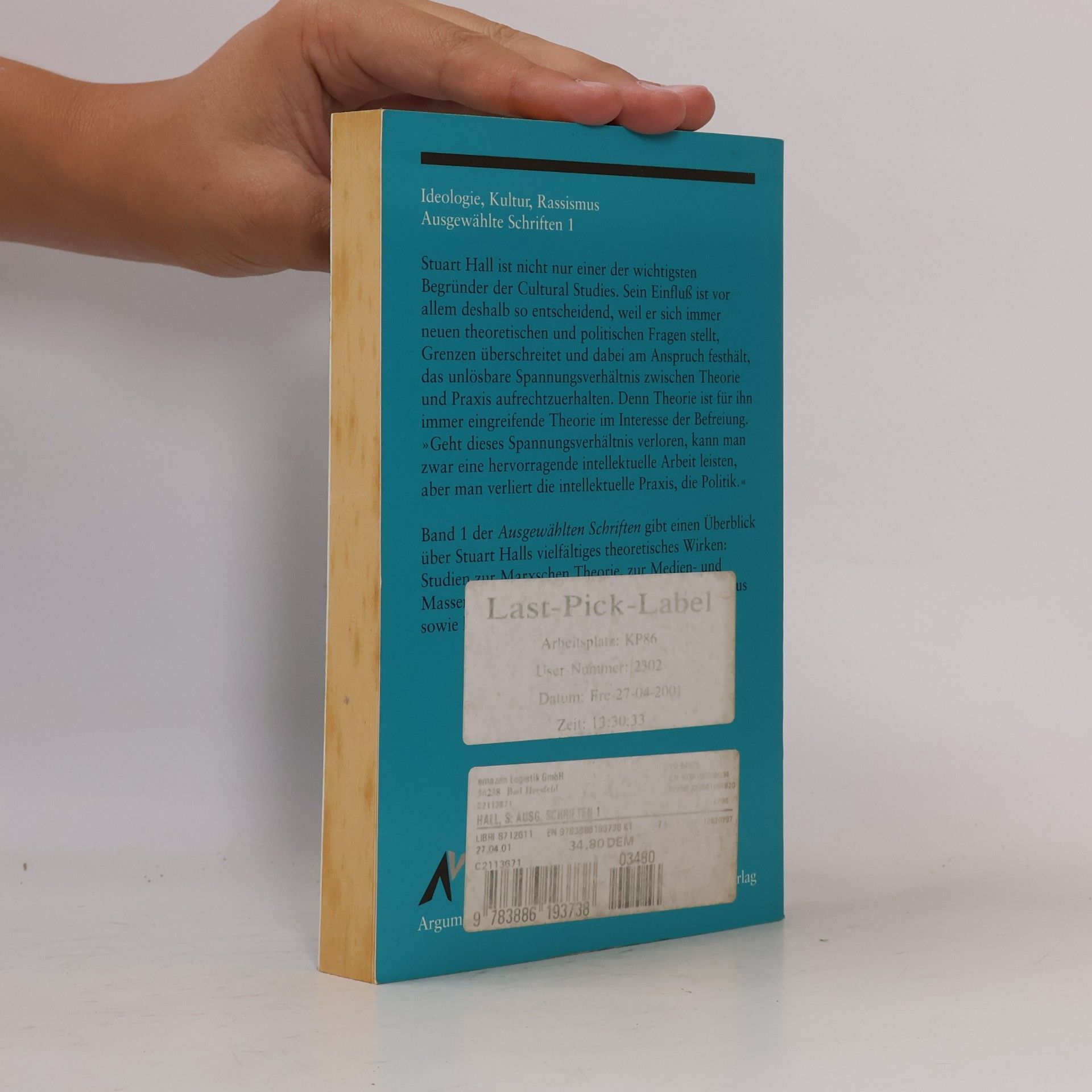 Stuart Hall Ausgewählte Schriften