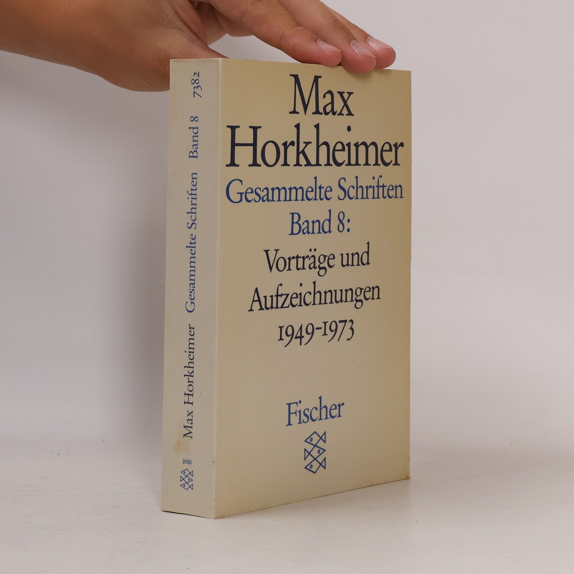 Max Horkheimer Gesammelte Schriften, Band 8