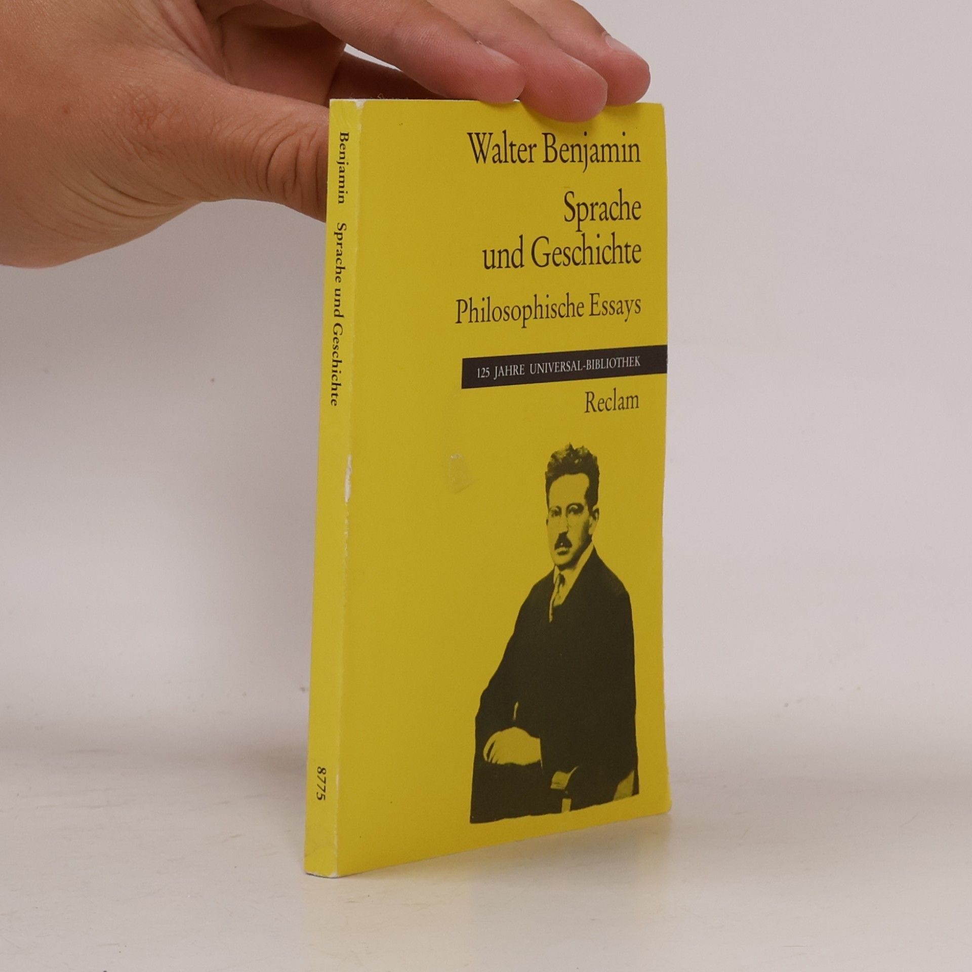 Walter Benjamin Sprache und Geschichte