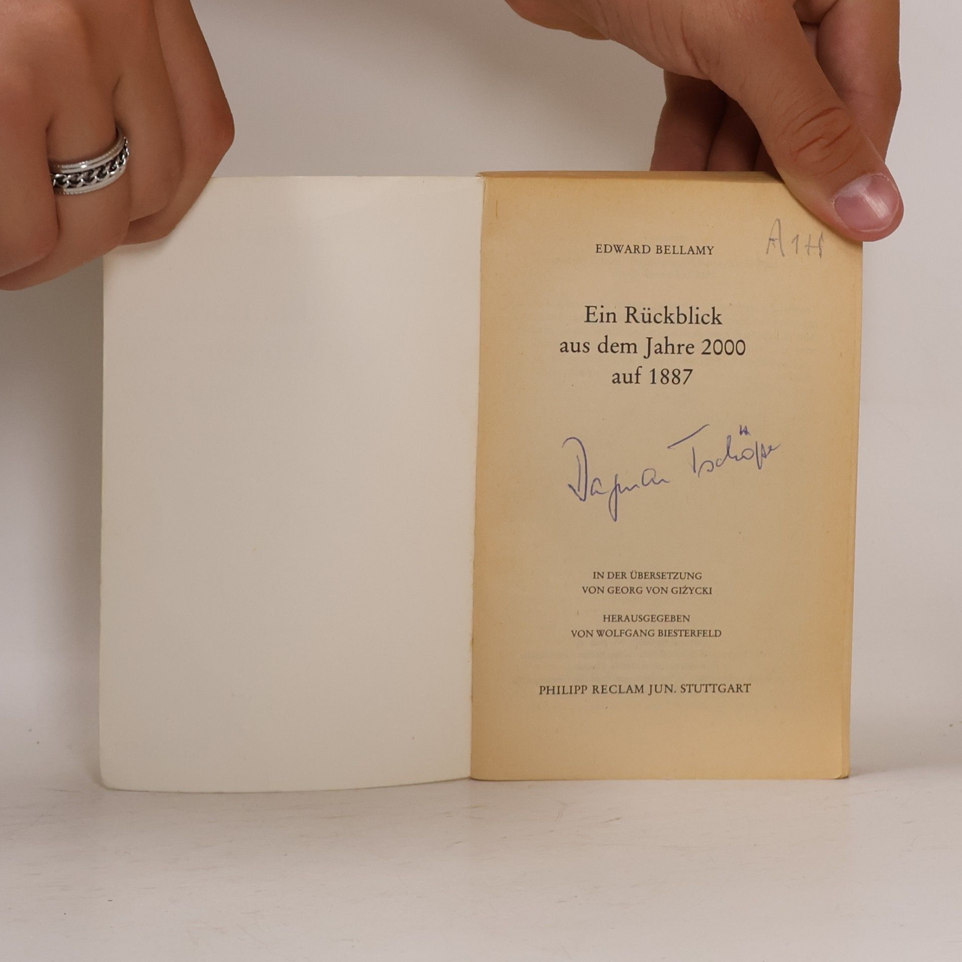 Edward Bellamy Reclams Universal-Bibliothek: Ein Rückblick aus dem Jahre 2000 auf 1887