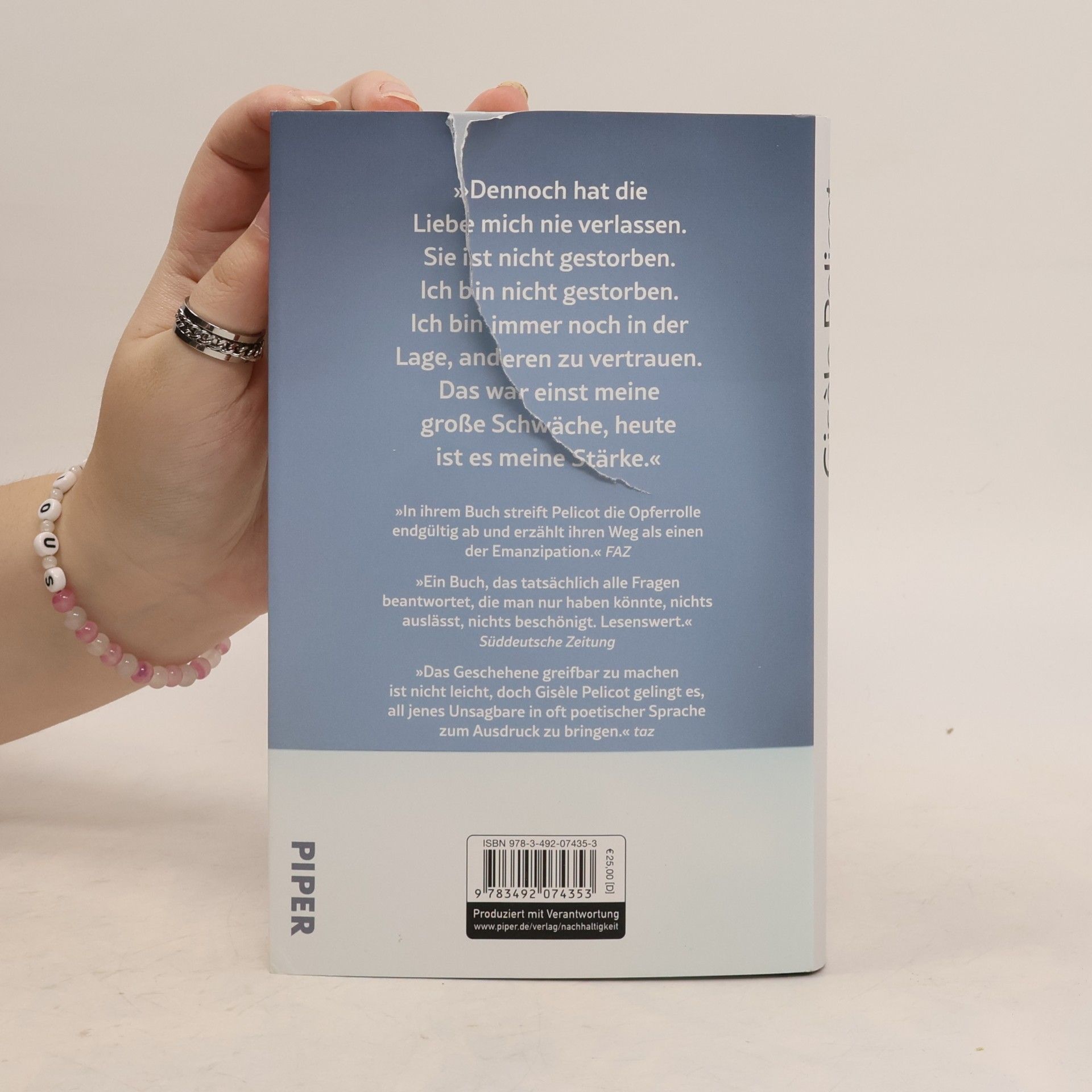 Gisèle Pelicot Eine Hymne an das Leben