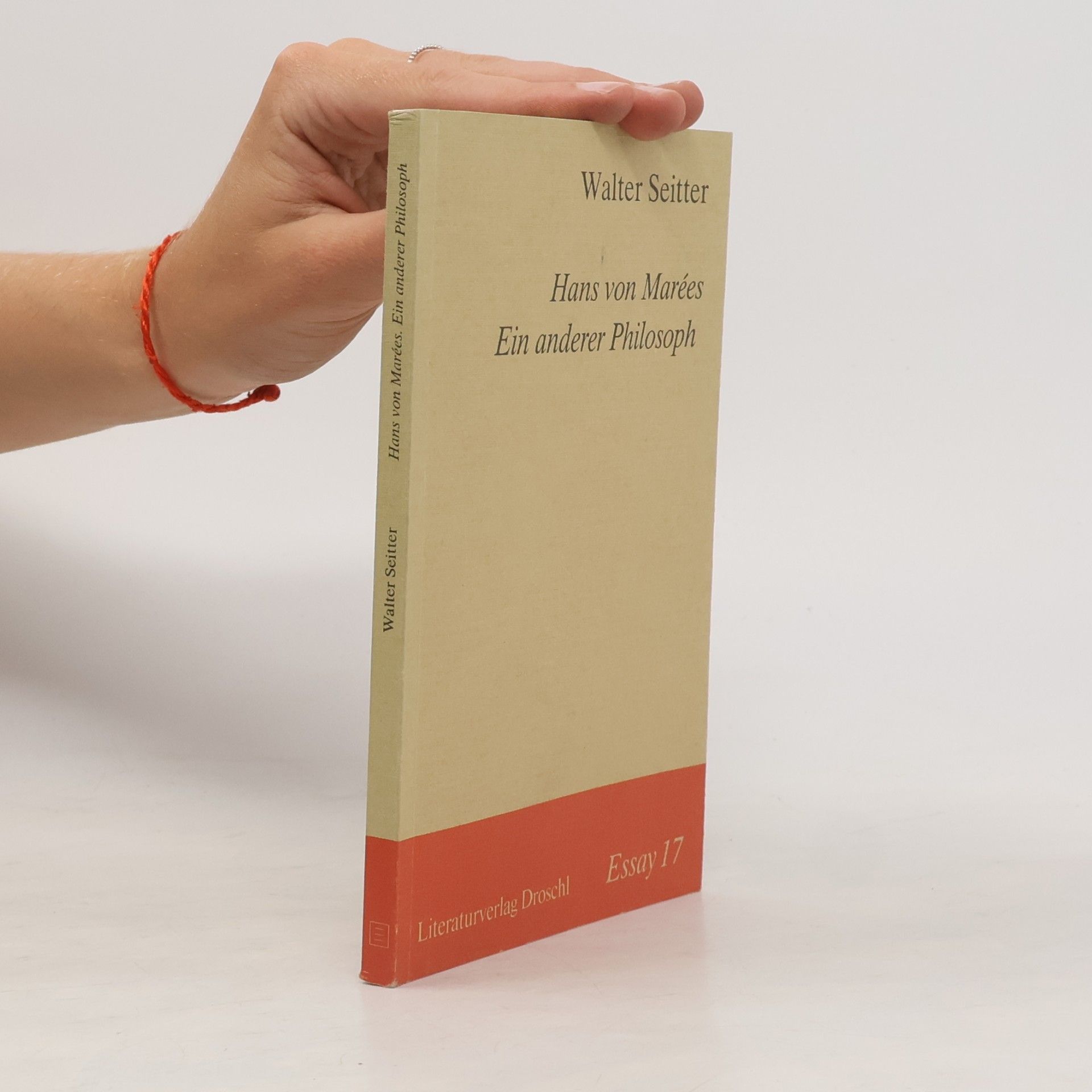 Walter Seitter Hans von Marées, ein anderer Philosoph