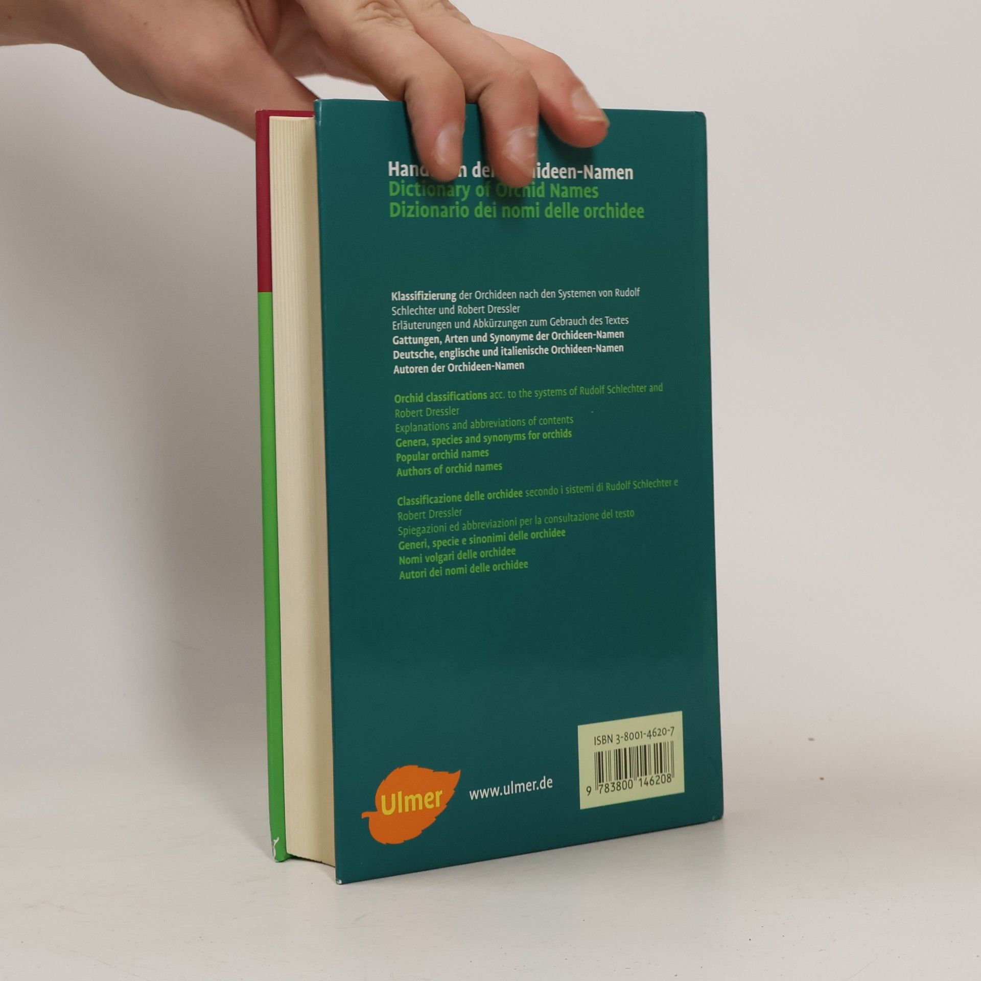 Henrike Berg Panà Handbuch der Orchideen-Namen
