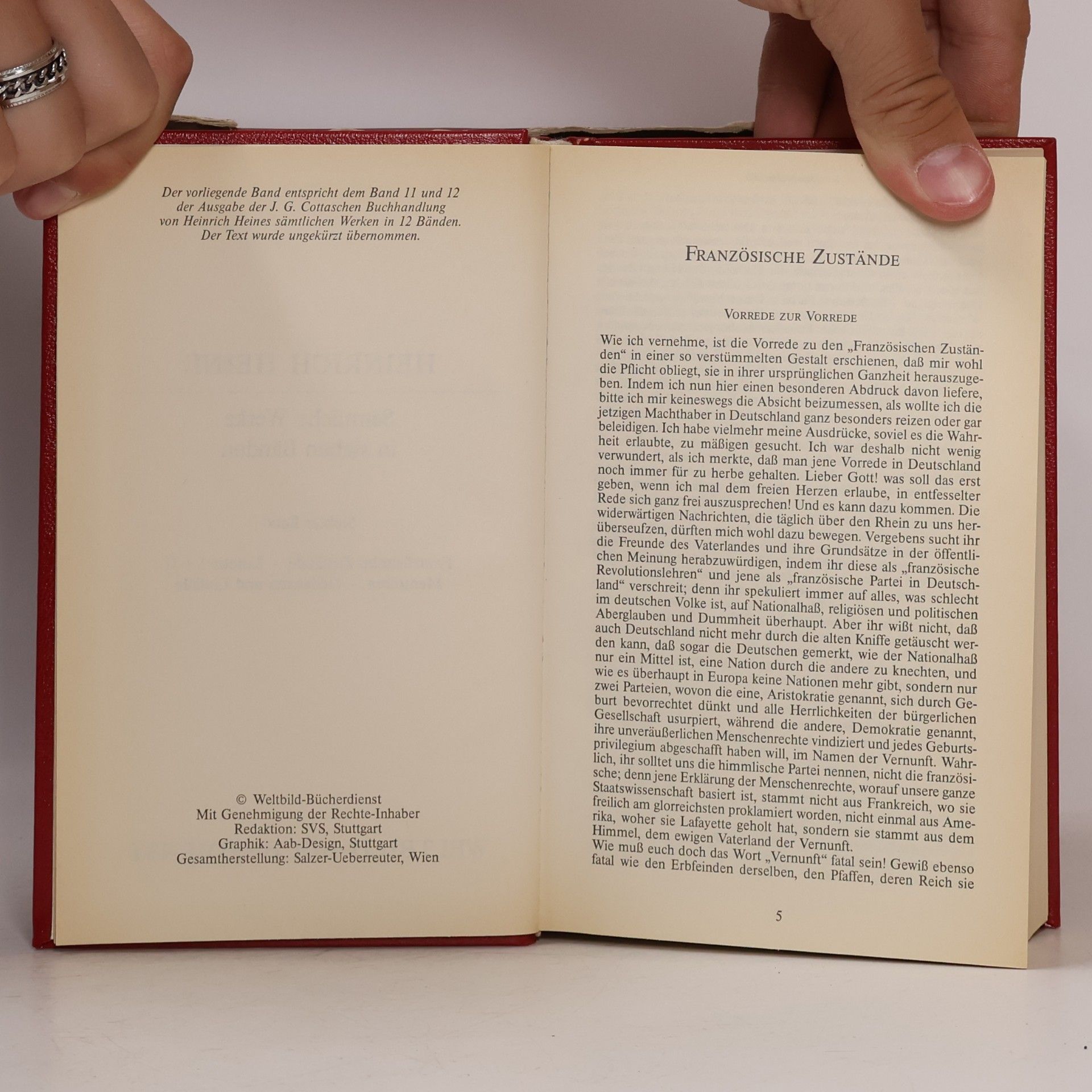 Heinrich Heine Sämtliche Werke in sieben Bänden