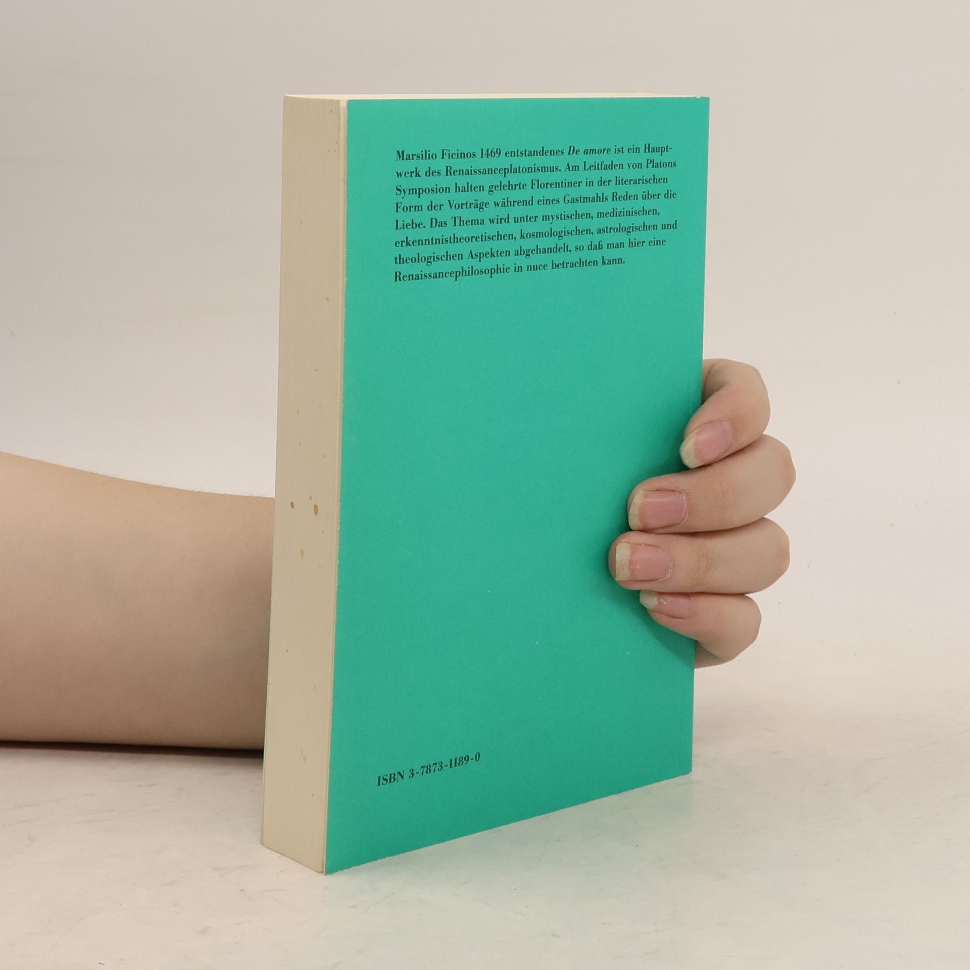 Marsilio Ficino Philosophische Bibliothek: Über die Liebe oder Platons Gastmahl. Lateinisch-Deutsch