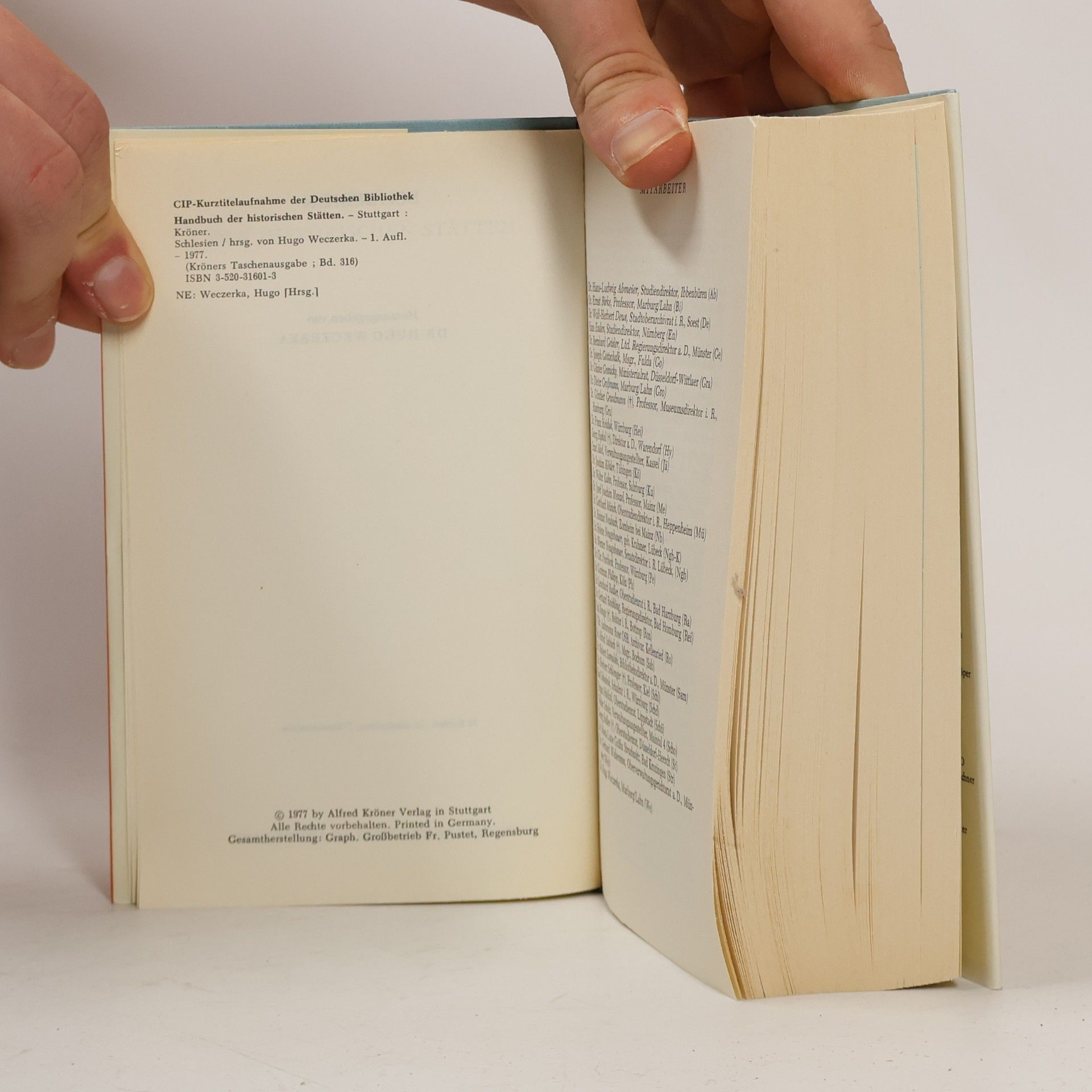 Various authors Handbuch der historischen Stätten. Schlesien