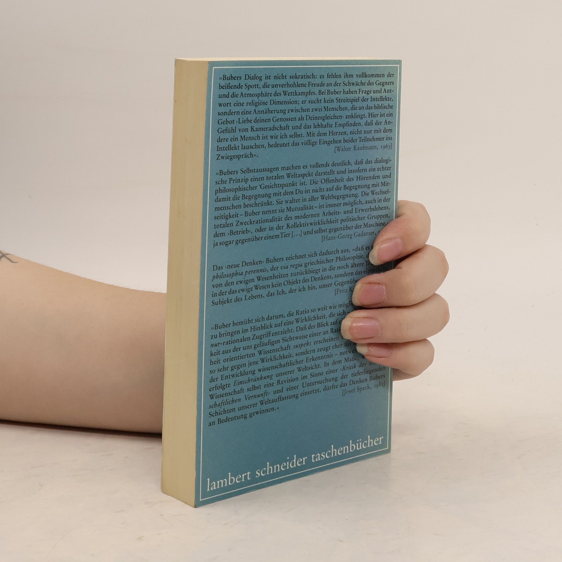 Martin Buber Das dialogische Prinzip