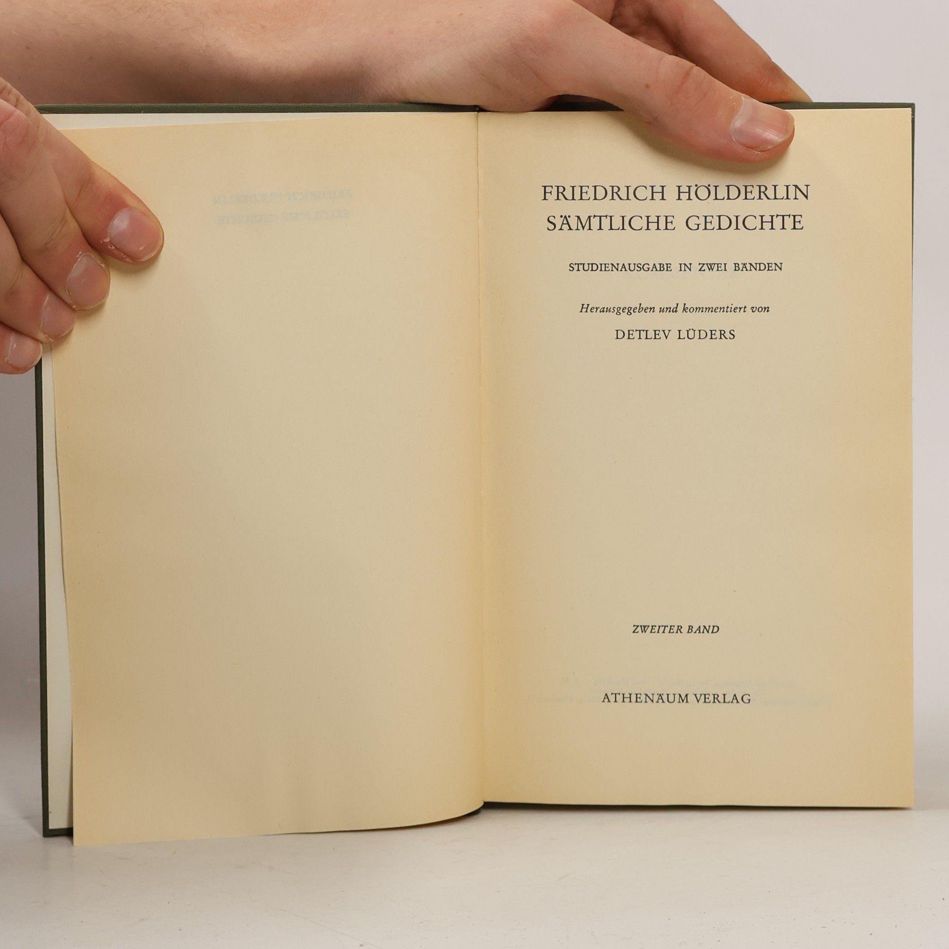 Friedrich Hölderlin Sämtliche Gedichte