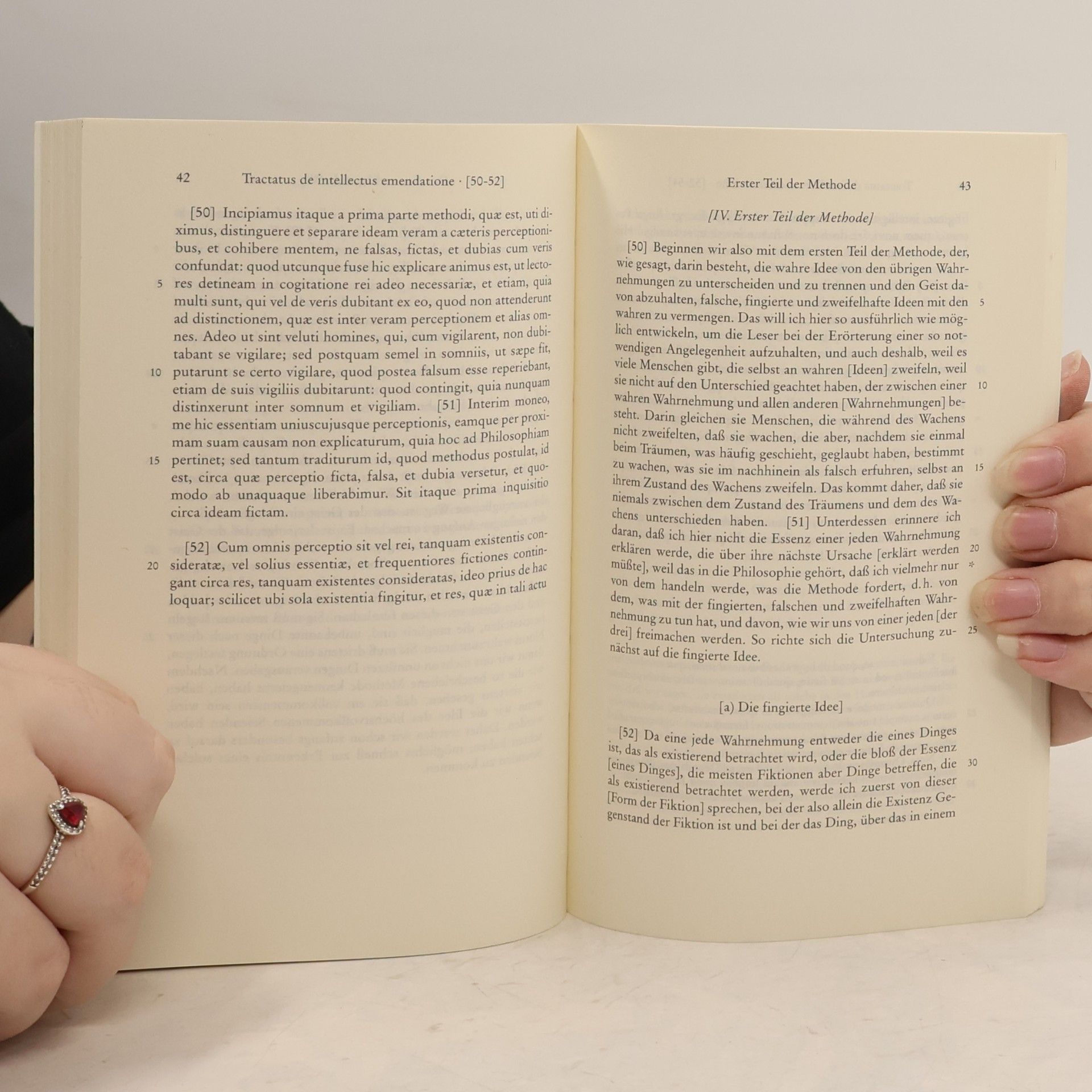 Baruch Spinoza Philosophische Bibliothek - 95a: Abhandlung über die Verbesserung des Verstandes