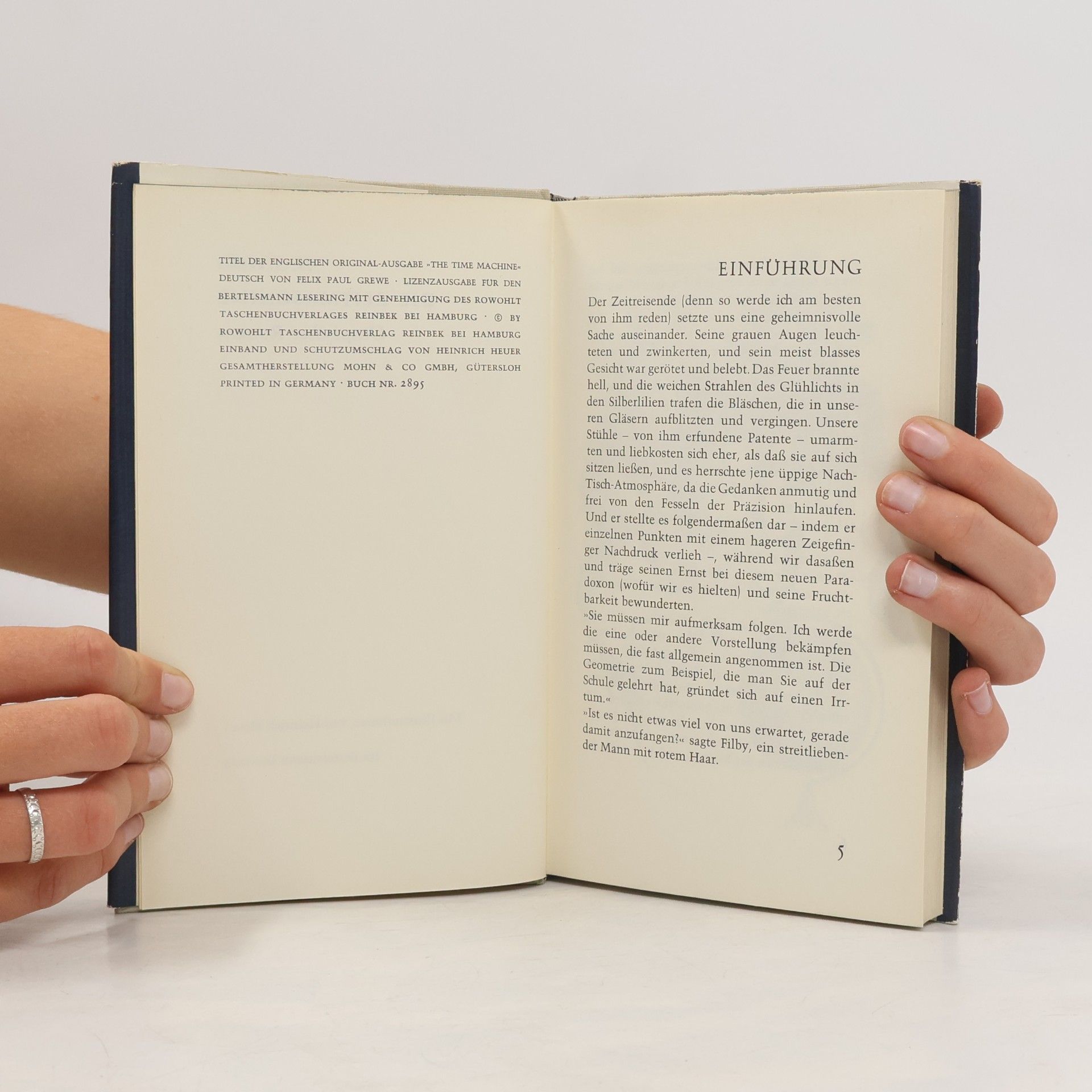 Herbert George Wells Die Zeitmaschine