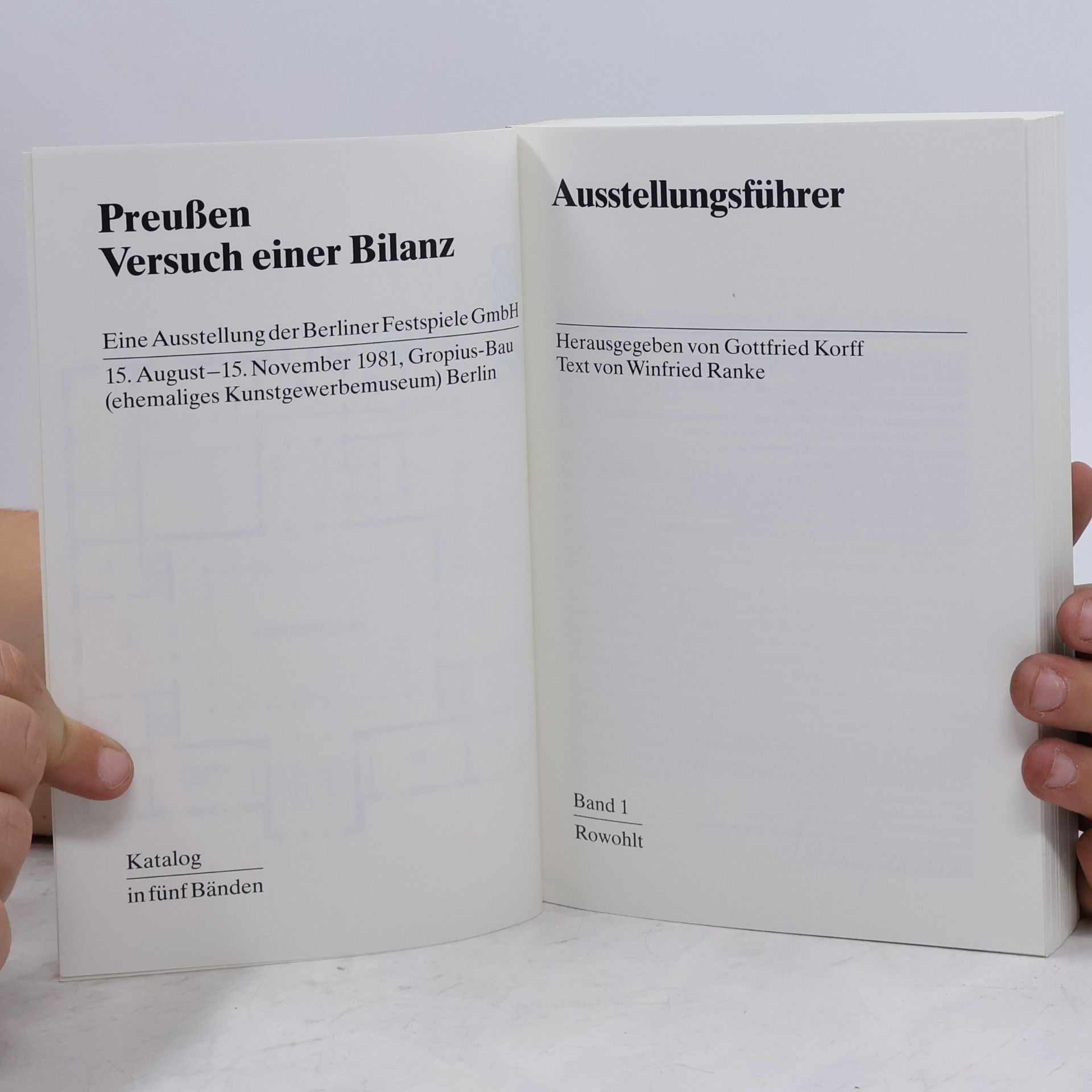 Autorenkollektiv Preussen. Versuch einer Bilanz 1-5