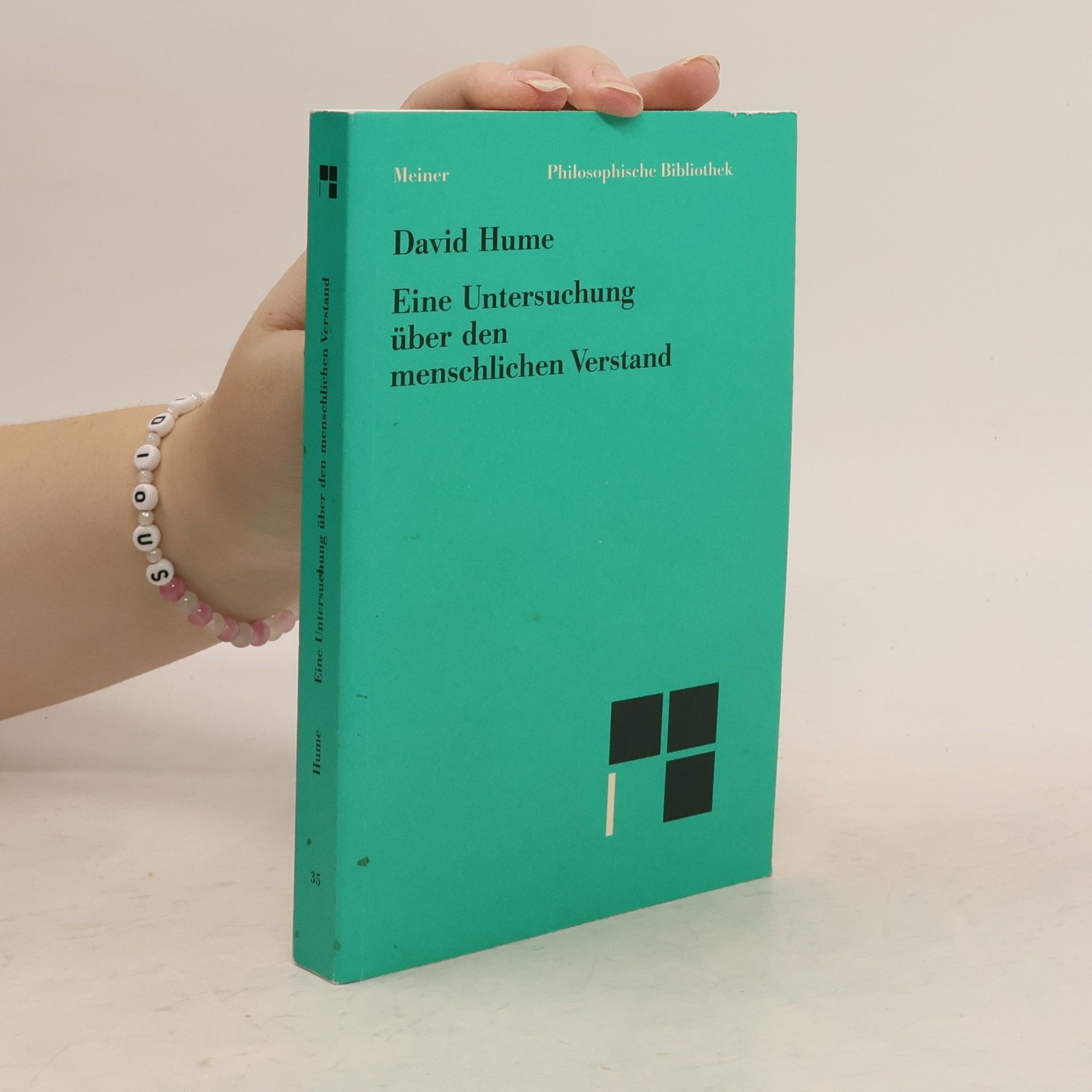 David Hume Philosophische Bibliothek - 35: Eine Untersuchung über den menschlichen Verstand