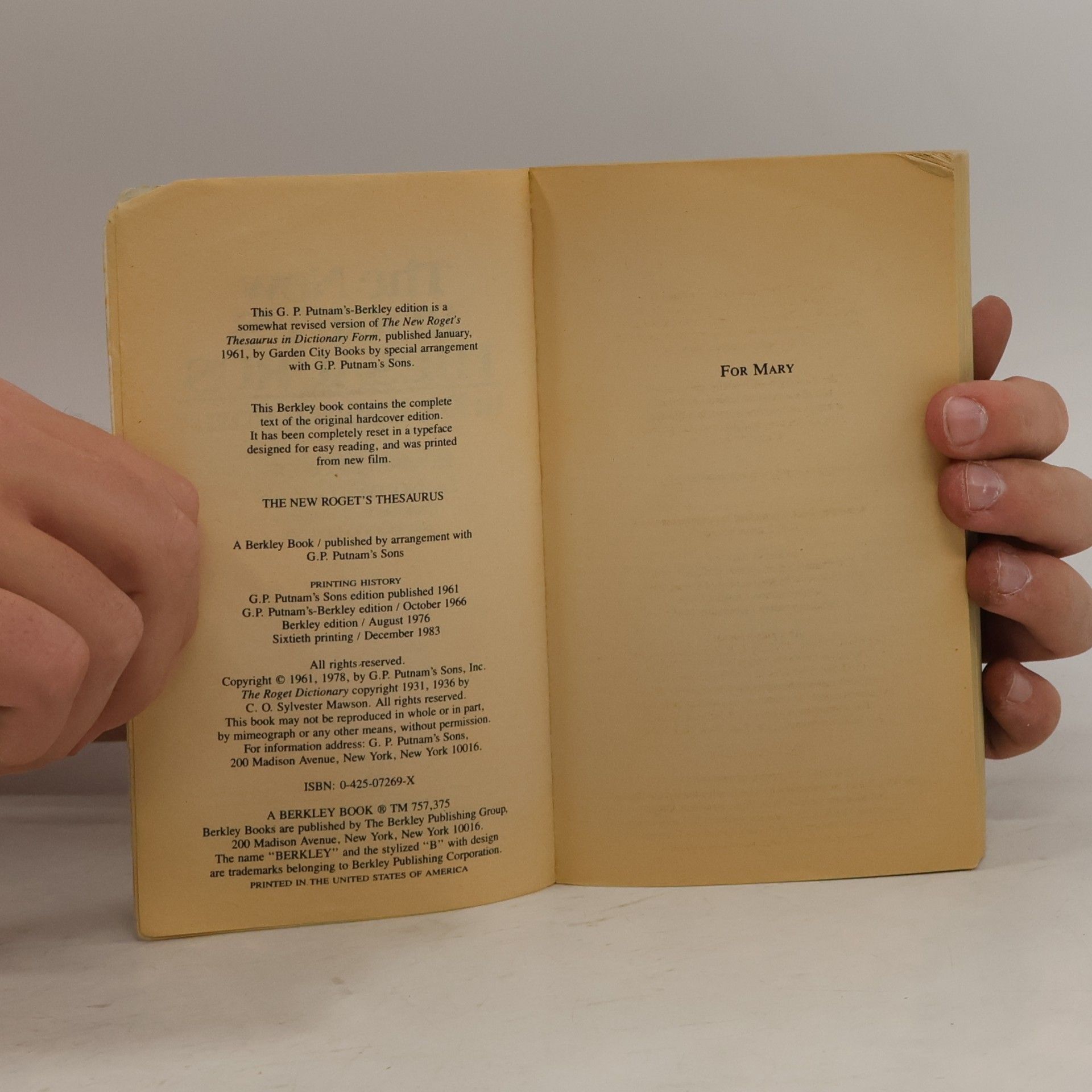 Norman Lewis New Rogets Thesaurus - Revised Edition