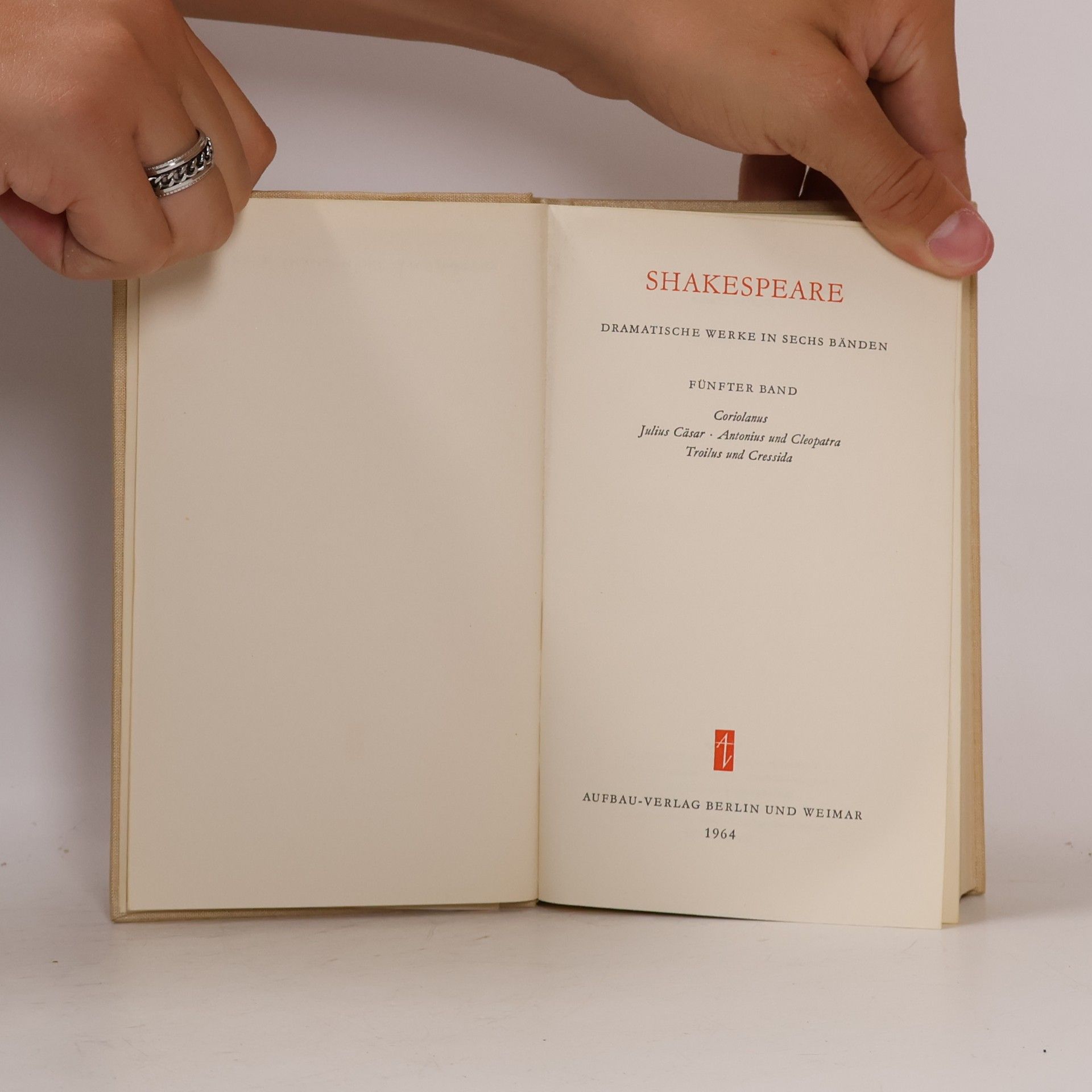William Shakespeare Shakespeare dramatische Werke in sechs Bänden 5.