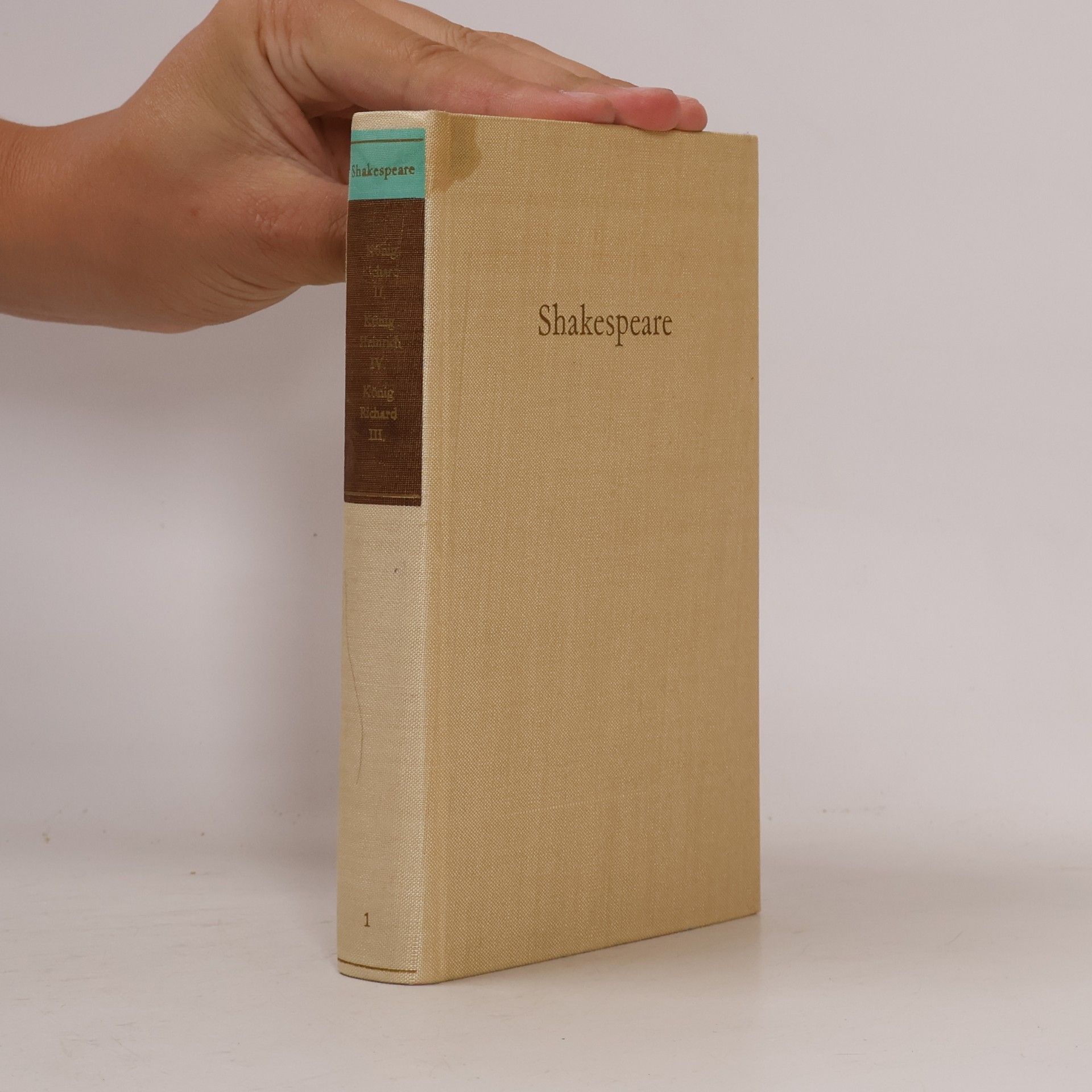 William Shakespeare Shakespeare Dramatische Werke in Sechs Bänden 1