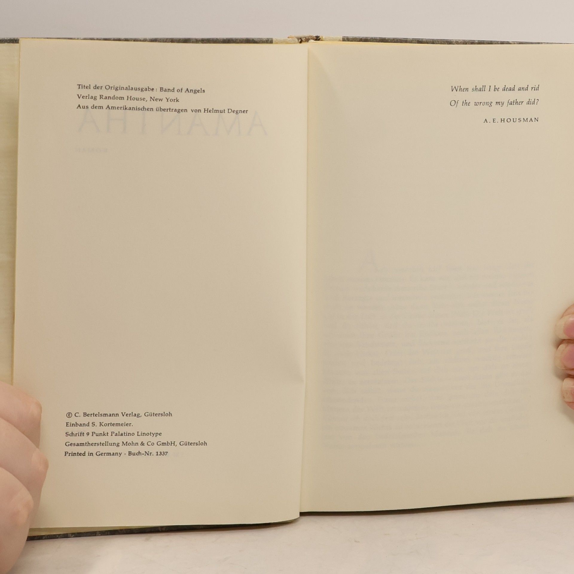 Robert Penn Warren Amantha