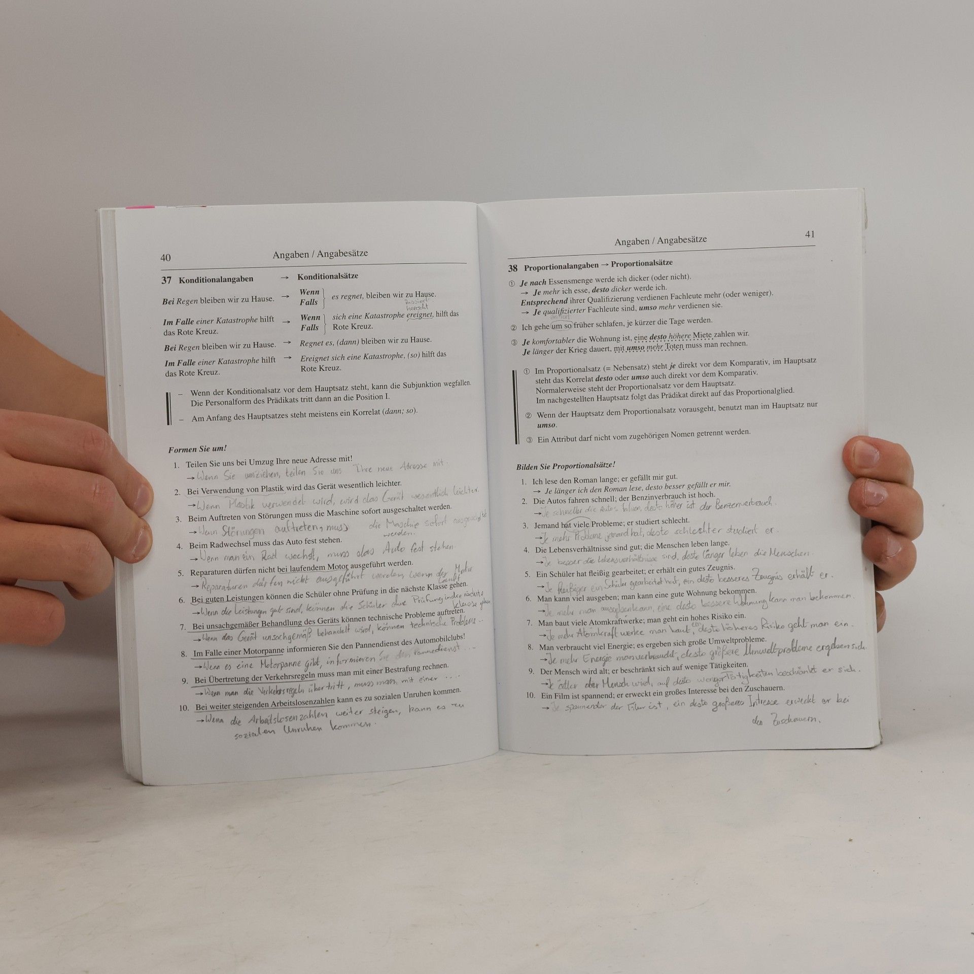 Übungsgrammatik für die Mittelstufe