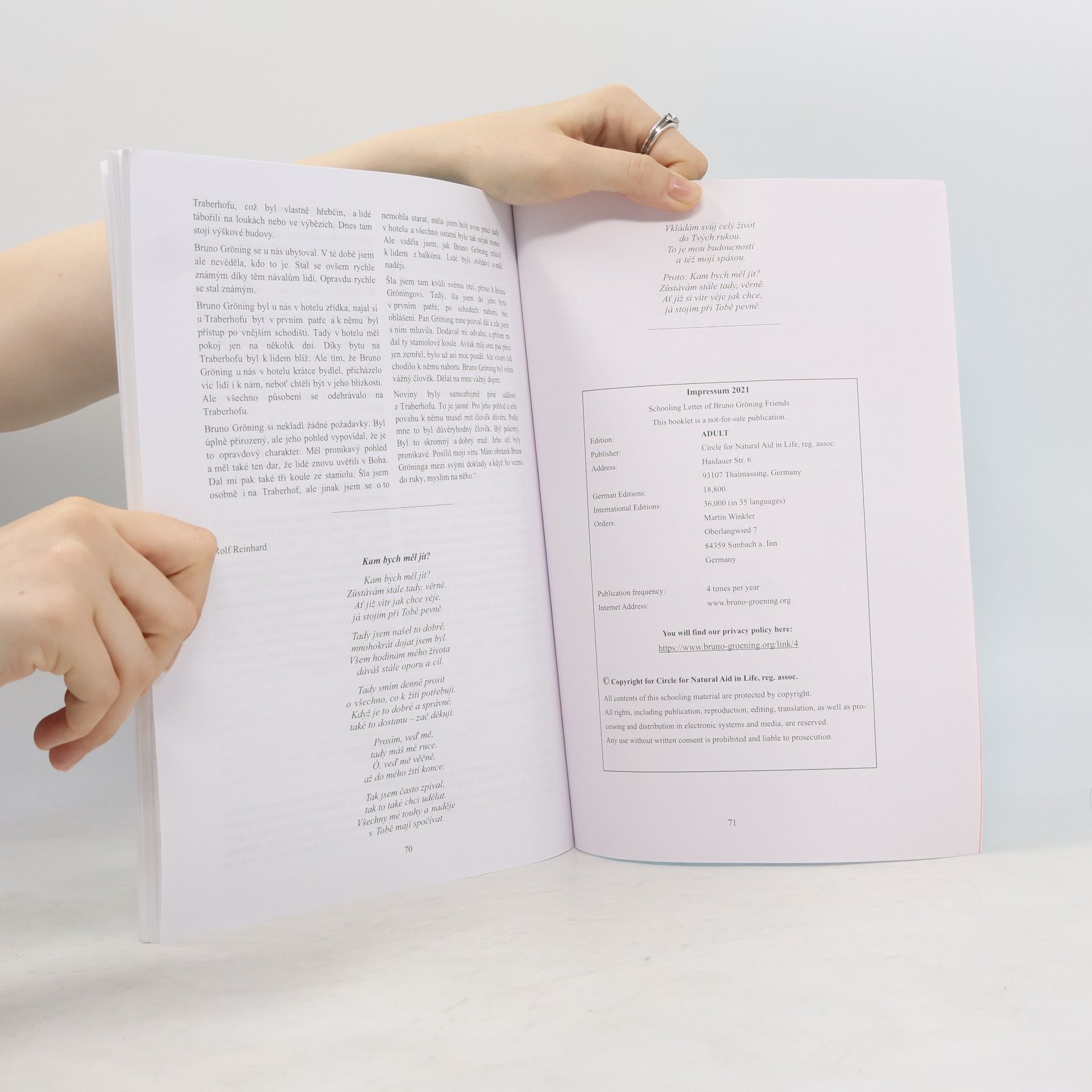 Autorenkollektiv Školící dopis pro Kruh přátel Bruna Gröninga 4/2021