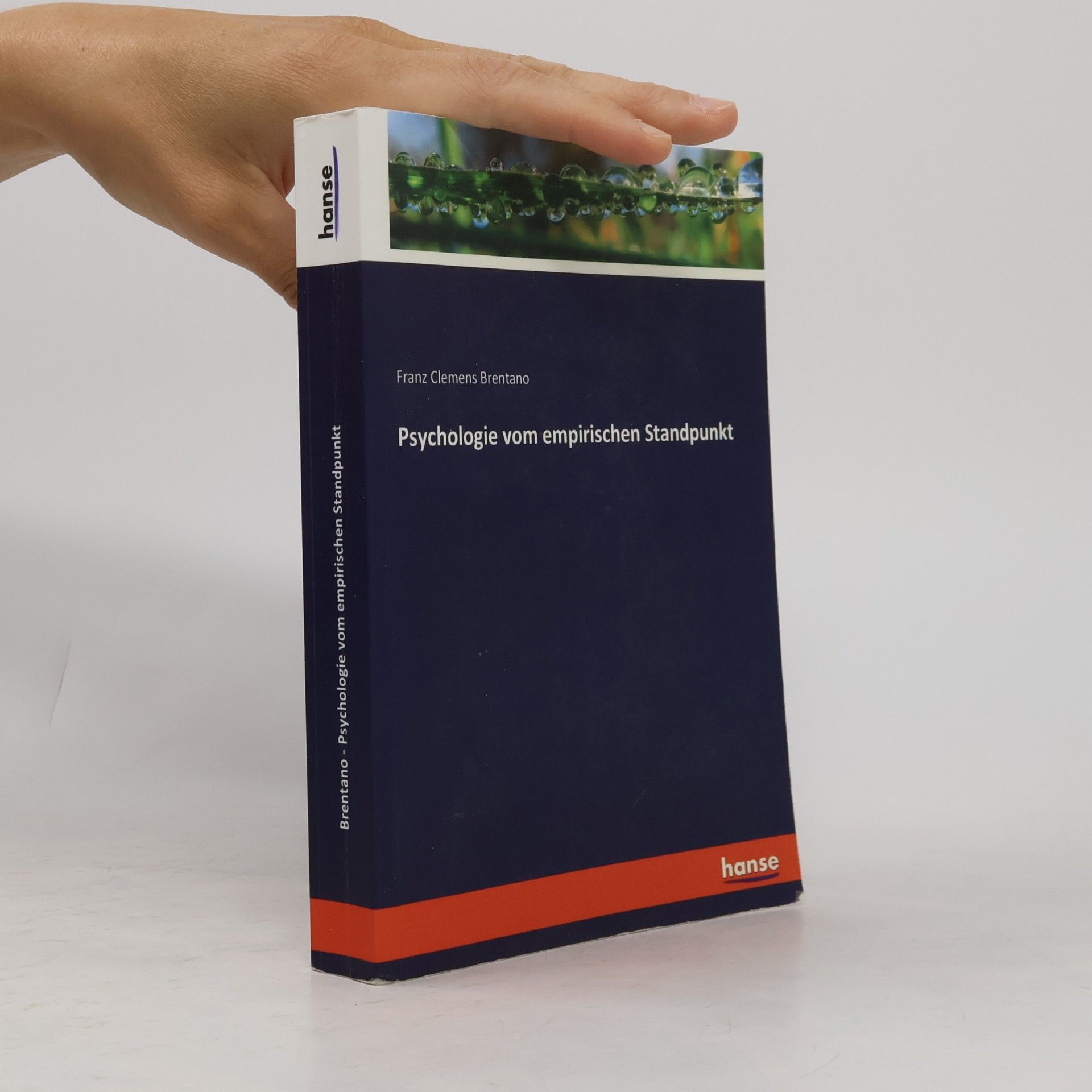 Franz Clemens Brentano Psychologie vom empirischen Standpunkt