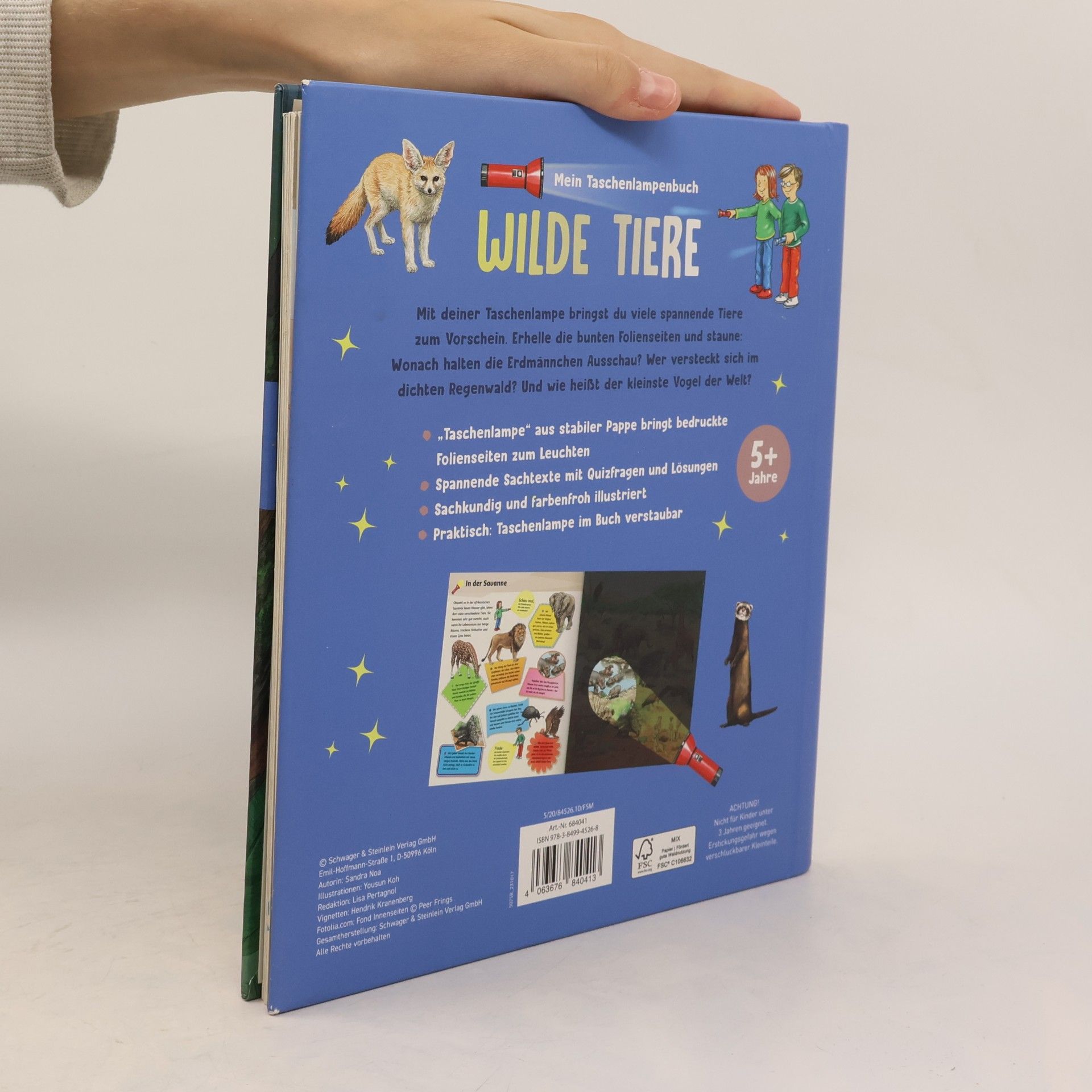 Autorenkollektiv Mein Taschenlampenbuch Wilde Tiere