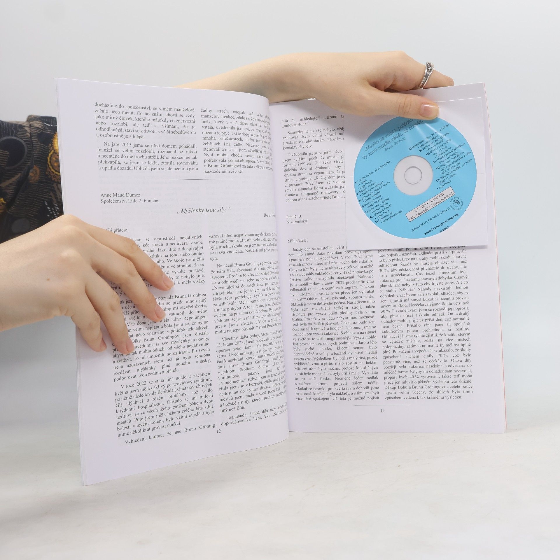 Various authors Školící dopis pro Kruh přátel Bruna Gröninga (3/2023)