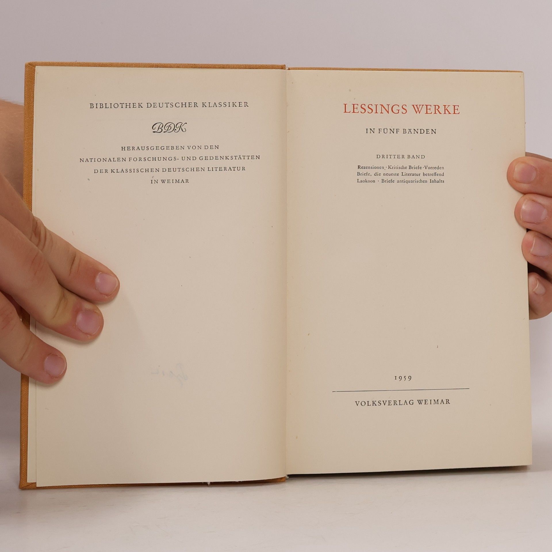 Gotthold Ephraim Lessing Lessings Werke 3