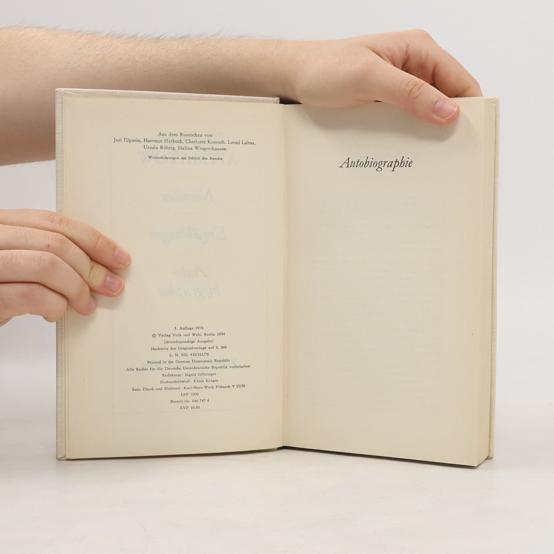 Čingiz Ajtmatov Novellen. Erzählungen. Autobiographie