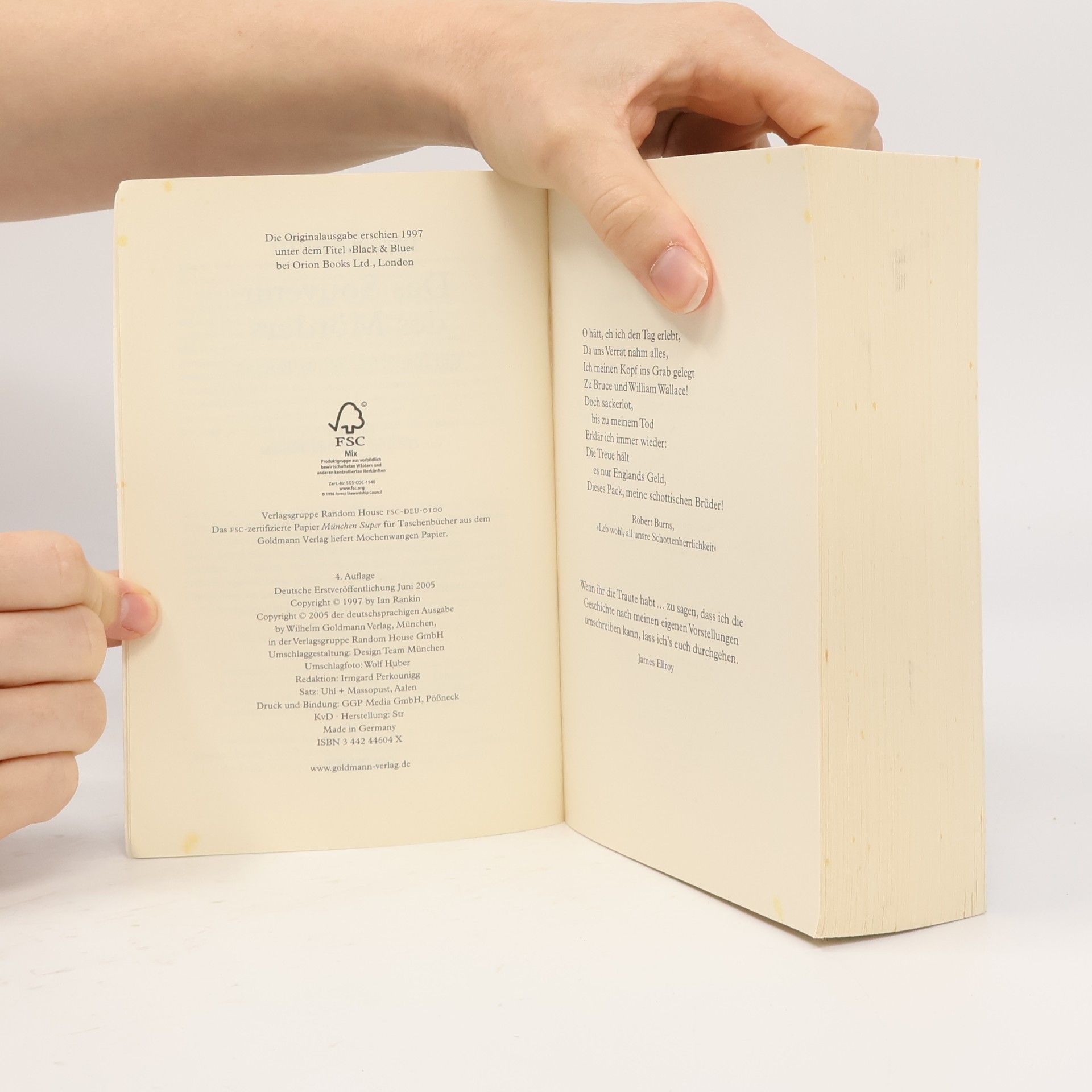 Ian Rankin Das Souvenir des Mörders