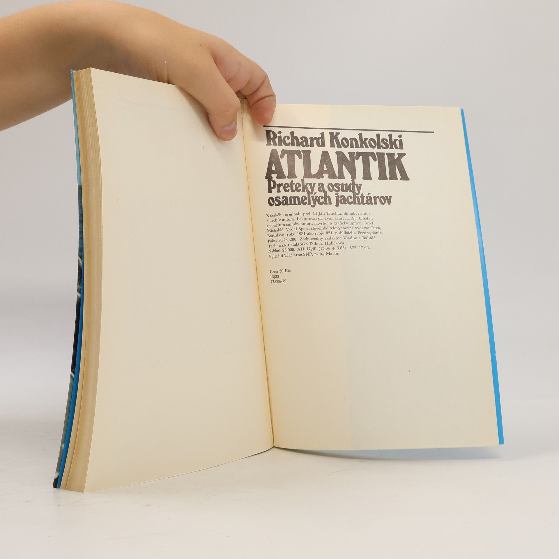Richard Konkolski Atlantik. Preteky a osudy osamelých jachtárov