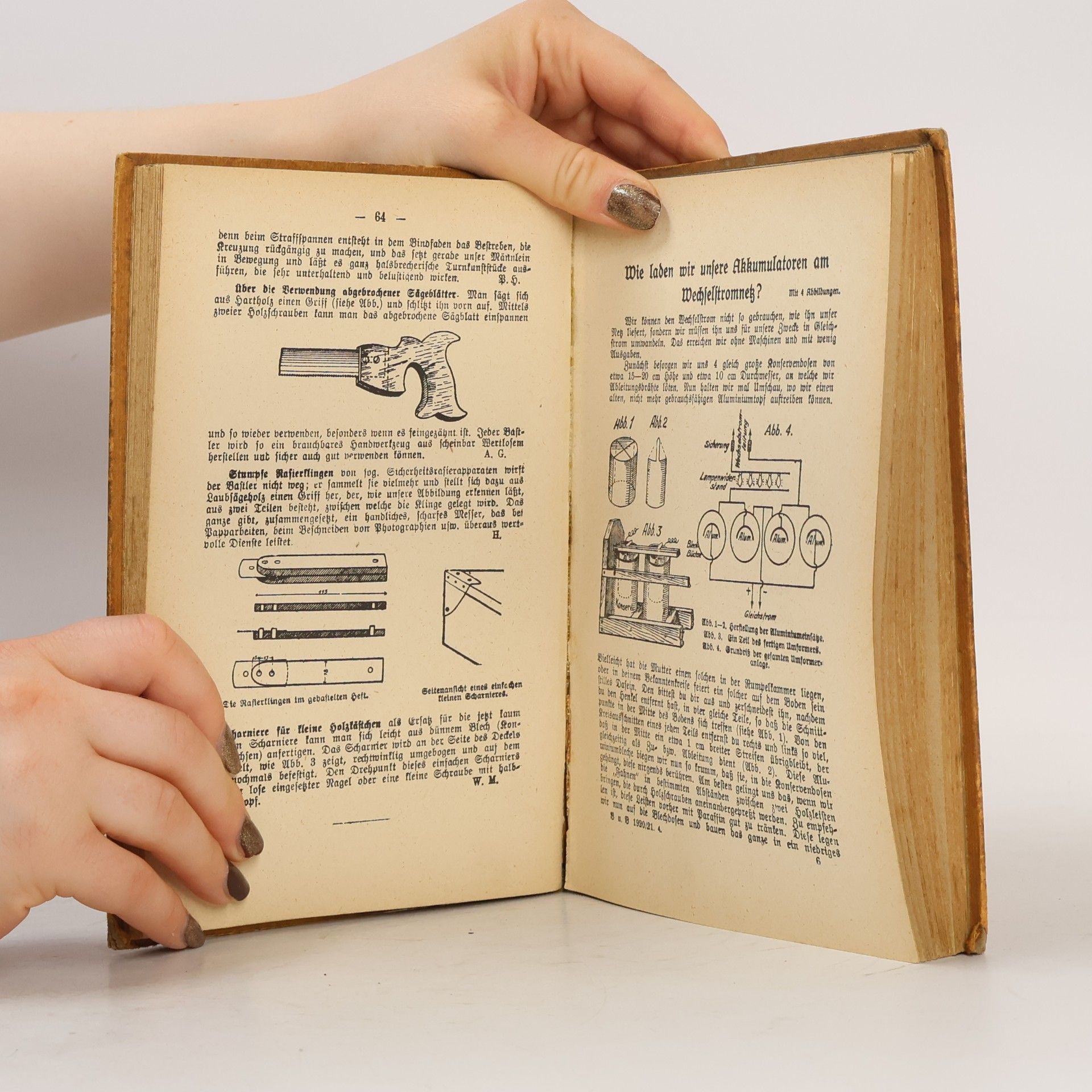 Fritz Peter Seitz Das Bastelbuch : ein Wegweiser für jung und alt in Handfertigkeit, Spiel und Arbeit. 2. Jhrg.