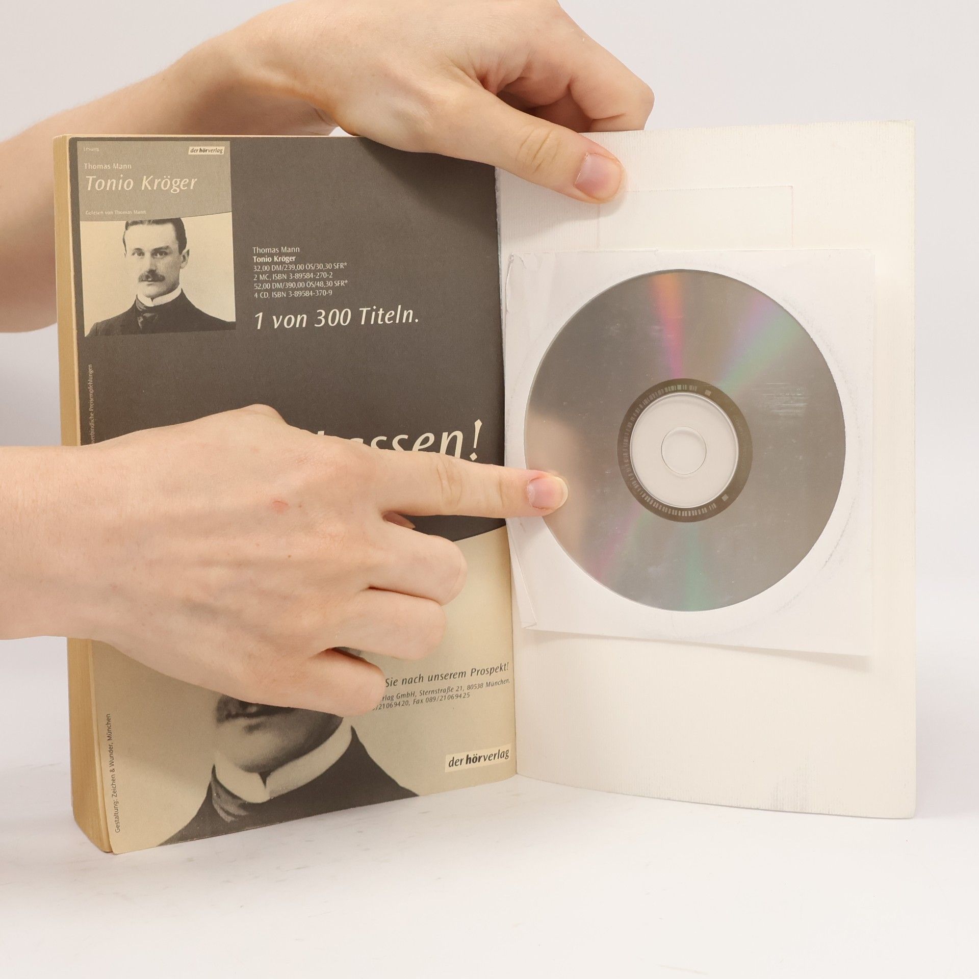 Thomas Mann Tonio Kröger, Audio-CD