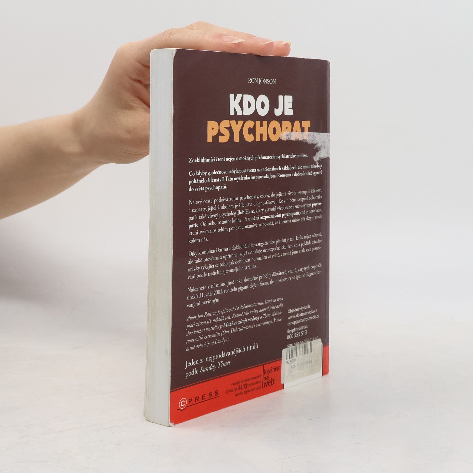 Jon Ronson Kdo je psychopat