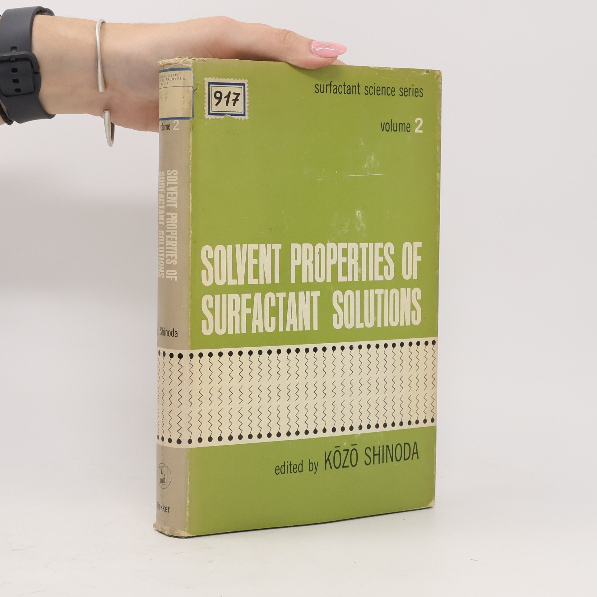 Kozo Shinoda Solvent Properties of Surfactant Solutions 2