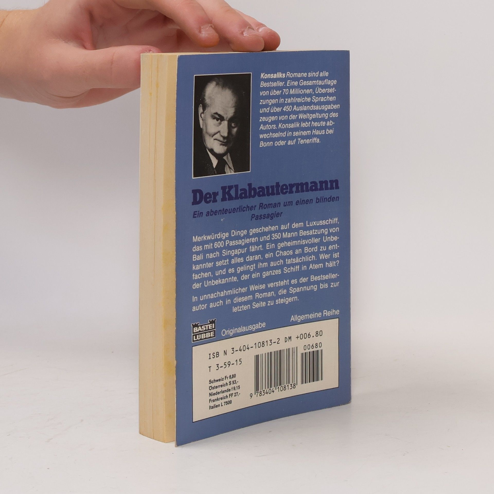 Heinz Günther Konsalik Der Klabautermann