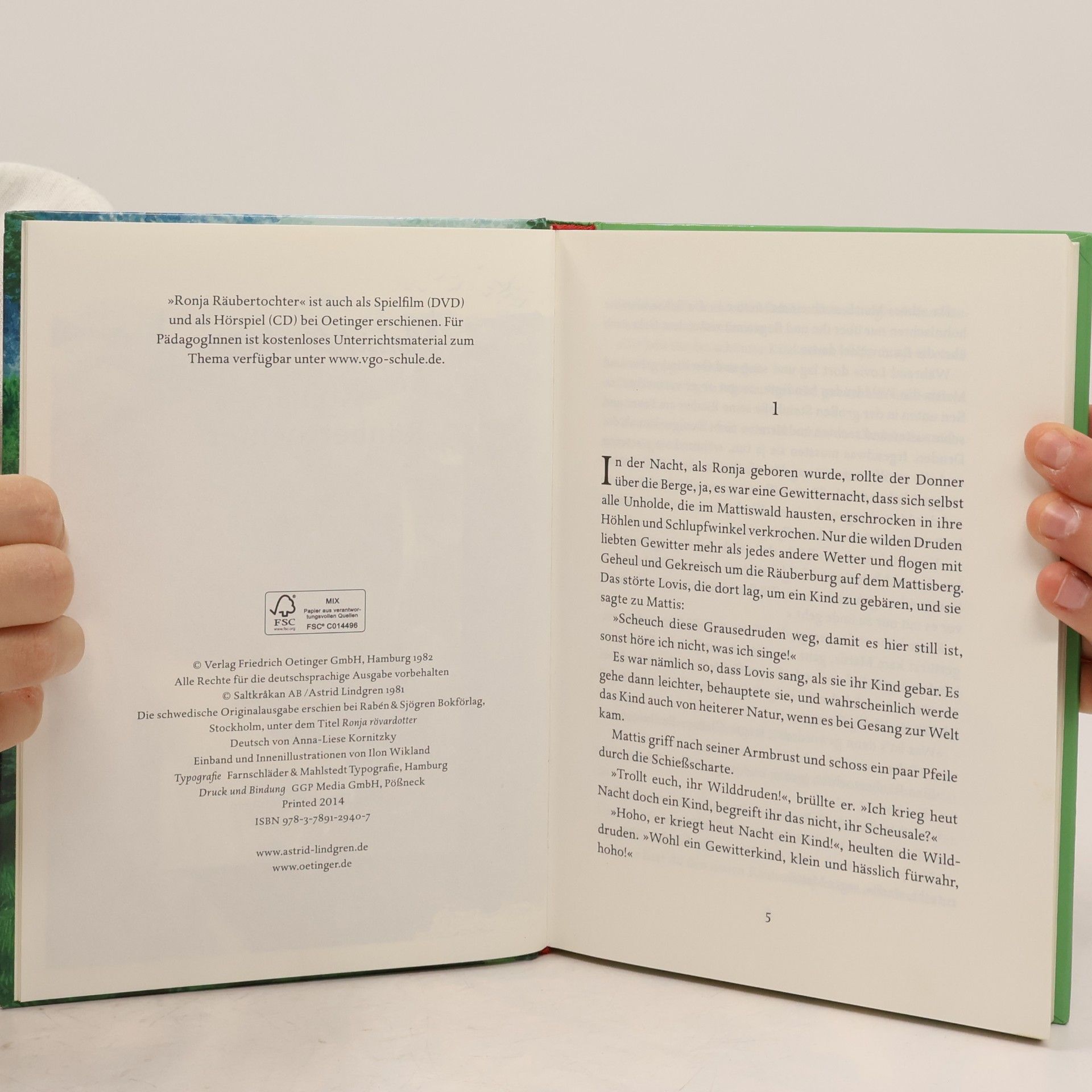 Astrid Lindgren Ronja Räubertochter