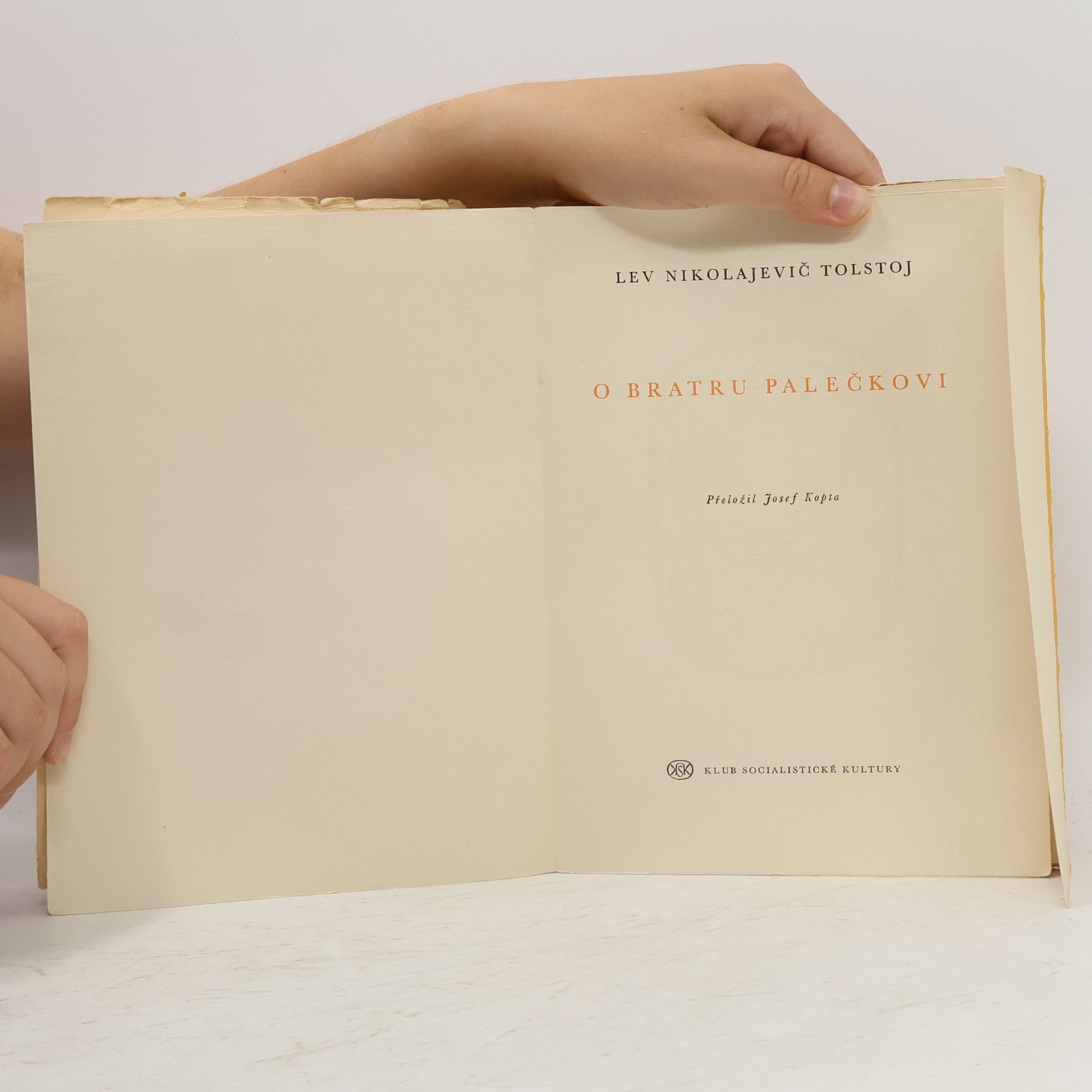 Lew Nikolajewitsch Tolstoi O bratru Palečkovi