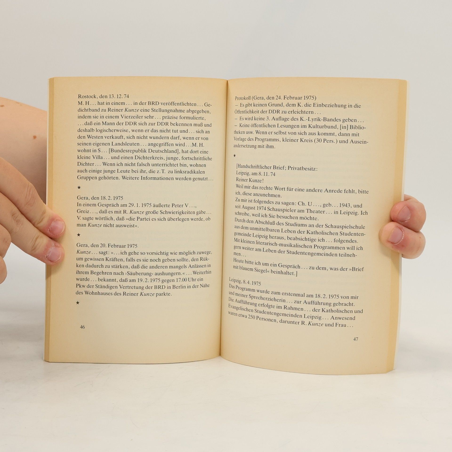 Various authors Deckname "Lyrik" : eine Dokumentation von Reiner Kunze