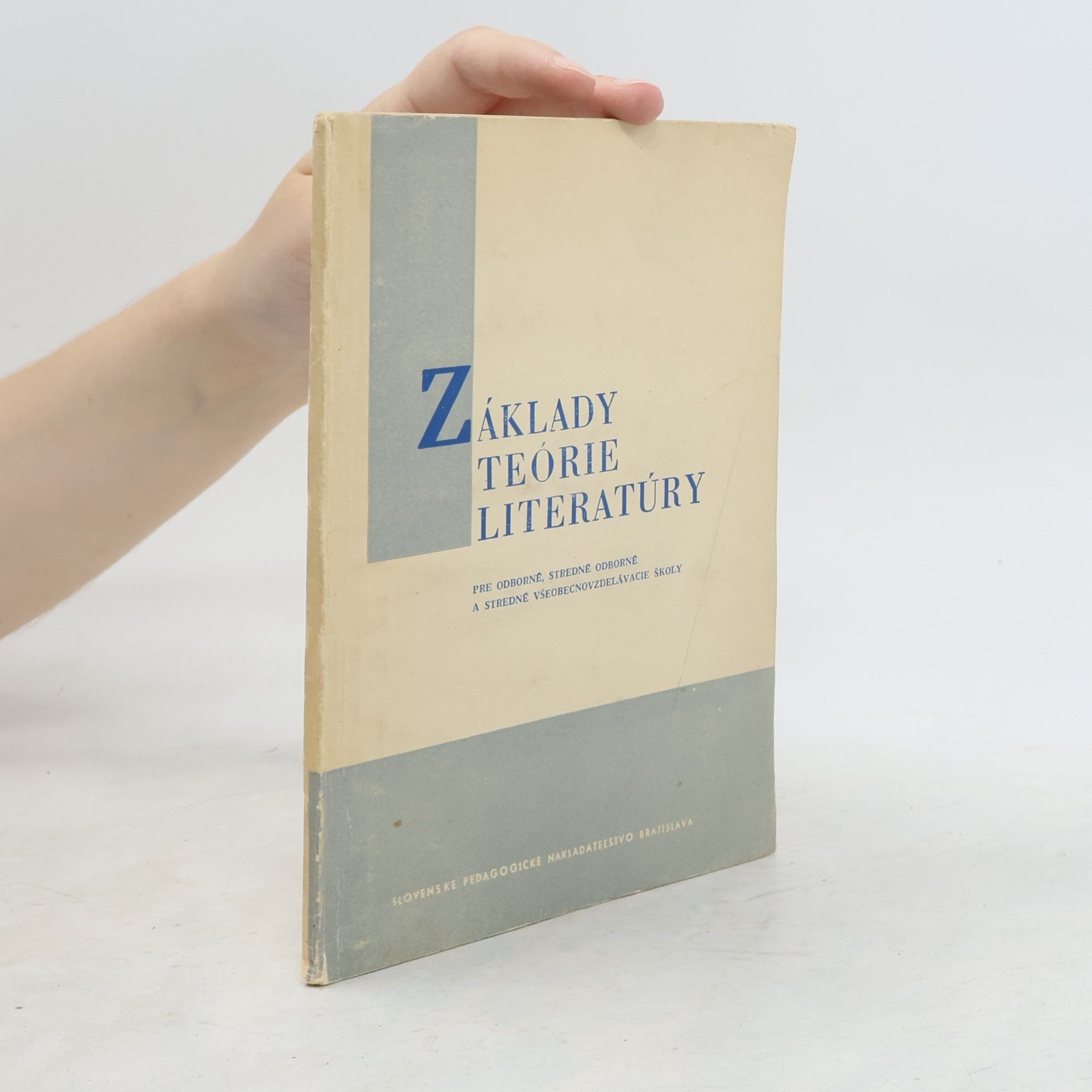 Collectif d'auteurs Základy teórie literatúry