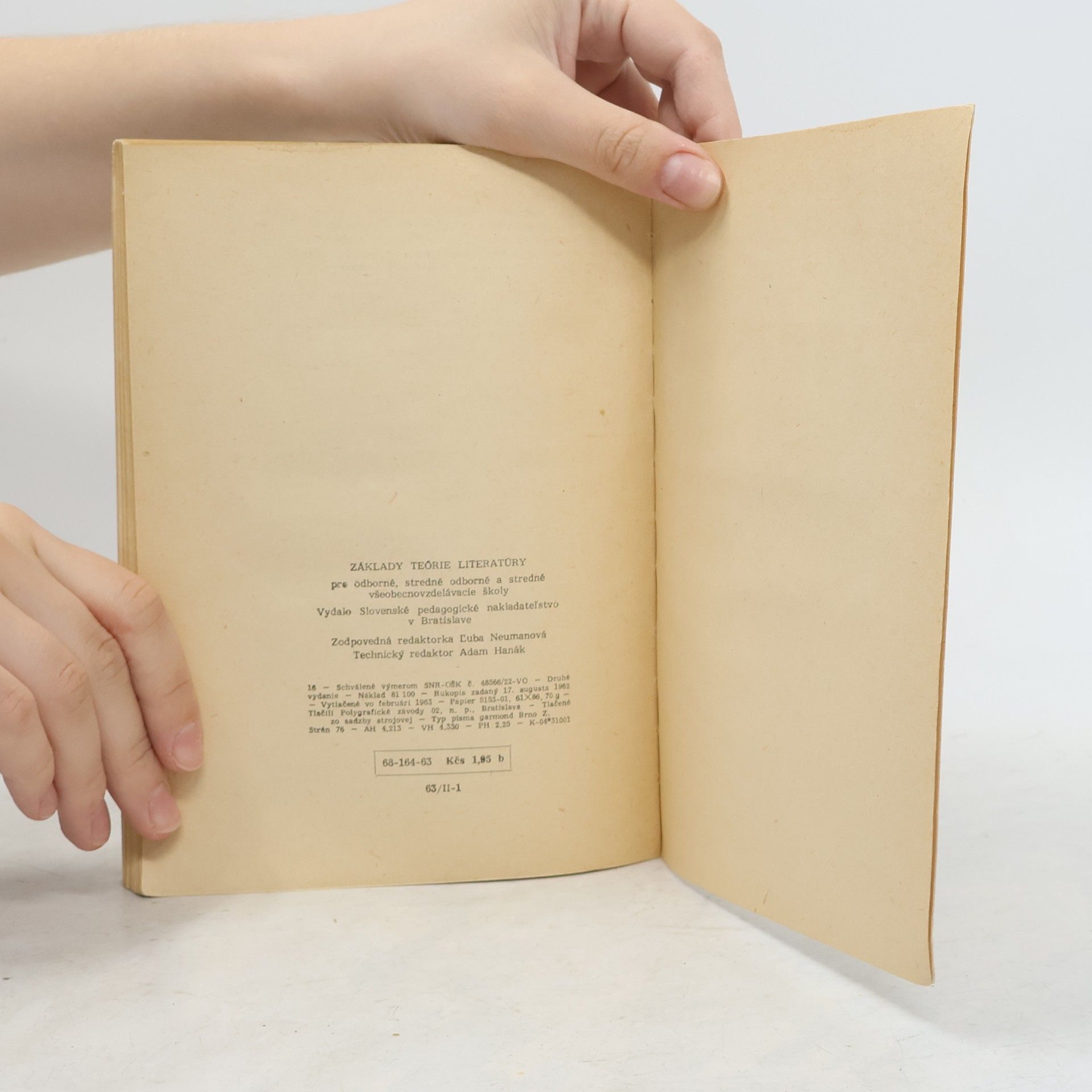 Collectif d'auteurs Základy teórie literatúry