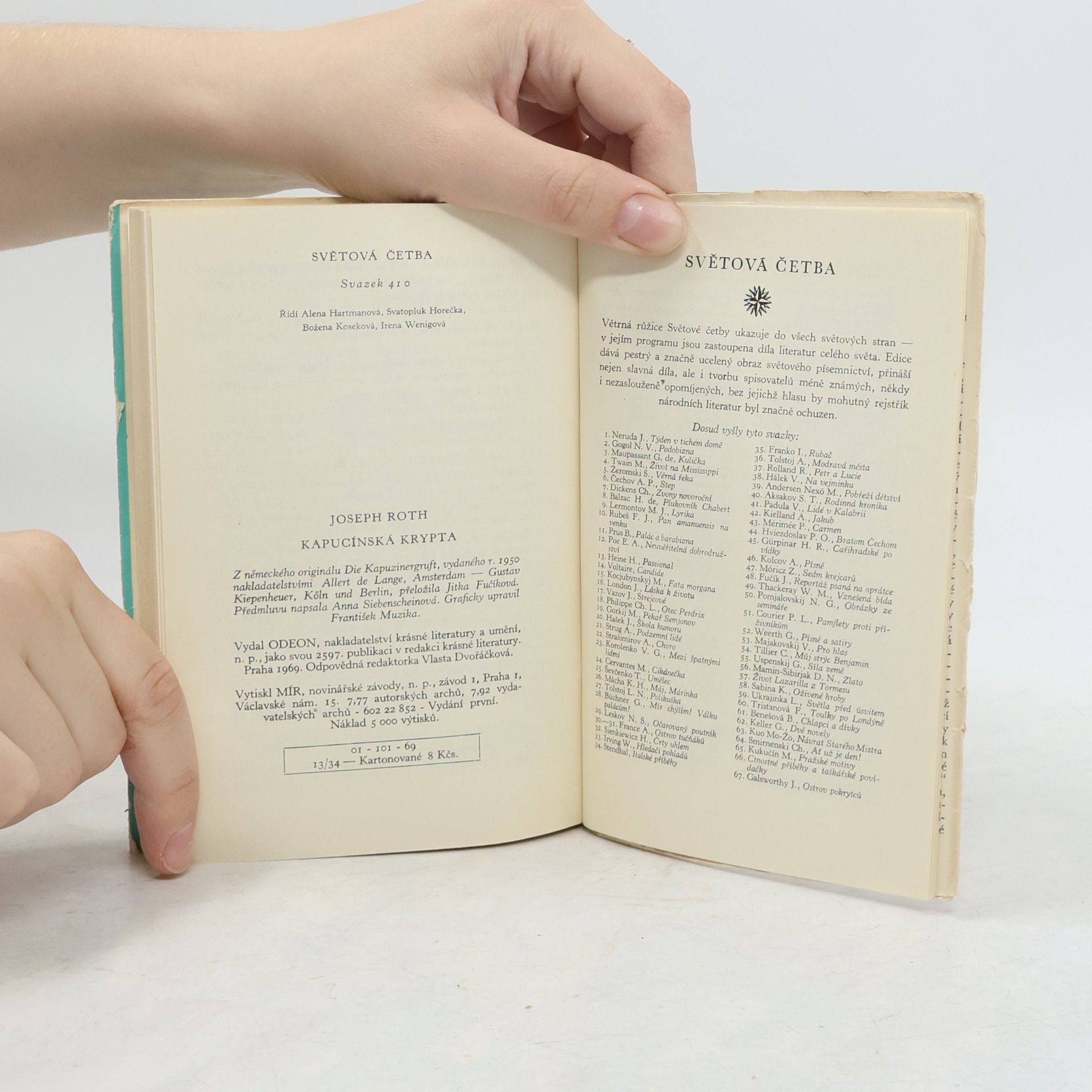 Joseph Roth Kapucínská krypta