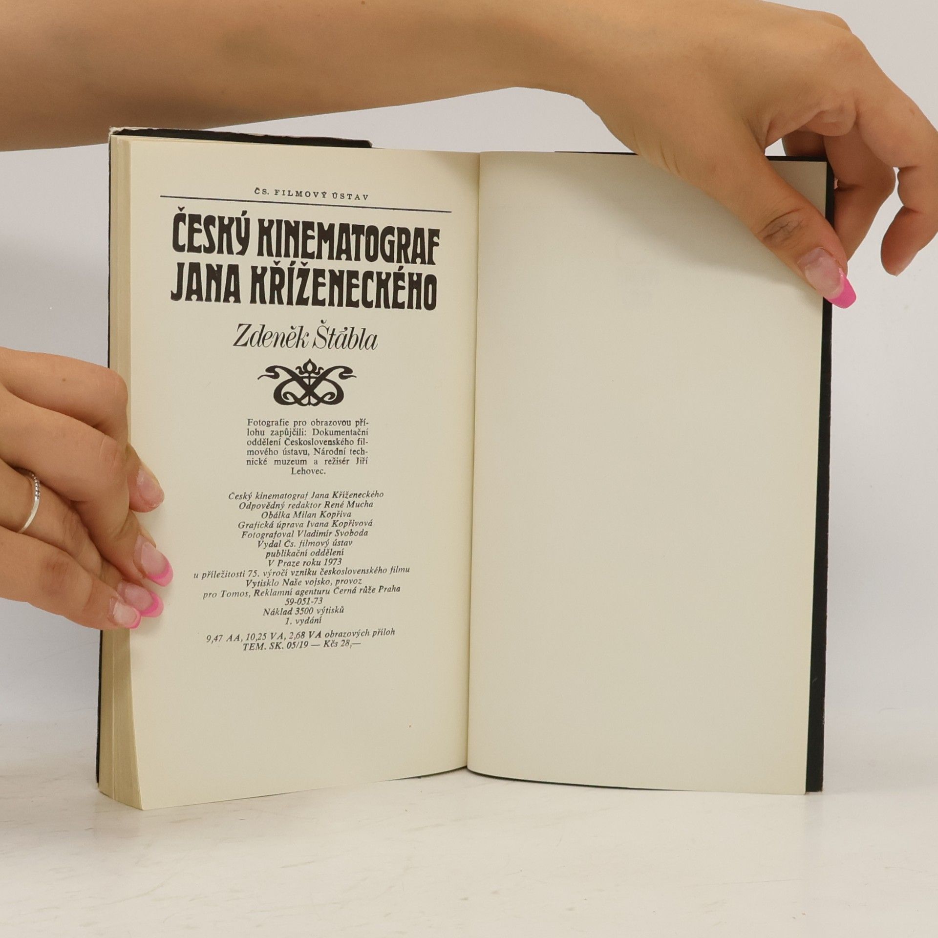Zdeněk Štábla Český kinematograf Jana Kříženeckého