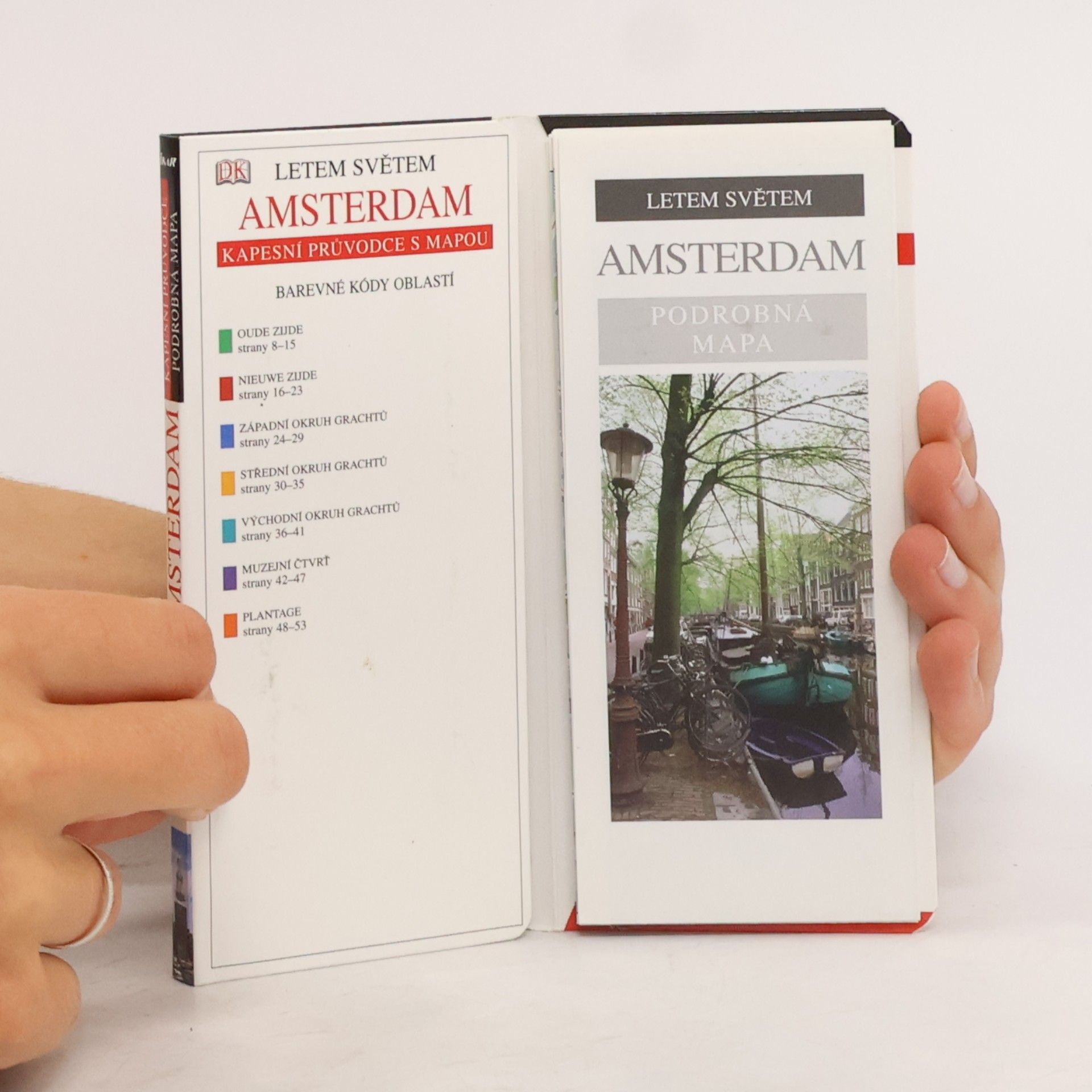 nezn. Amsterdam: Kapesní průvodce s mapou