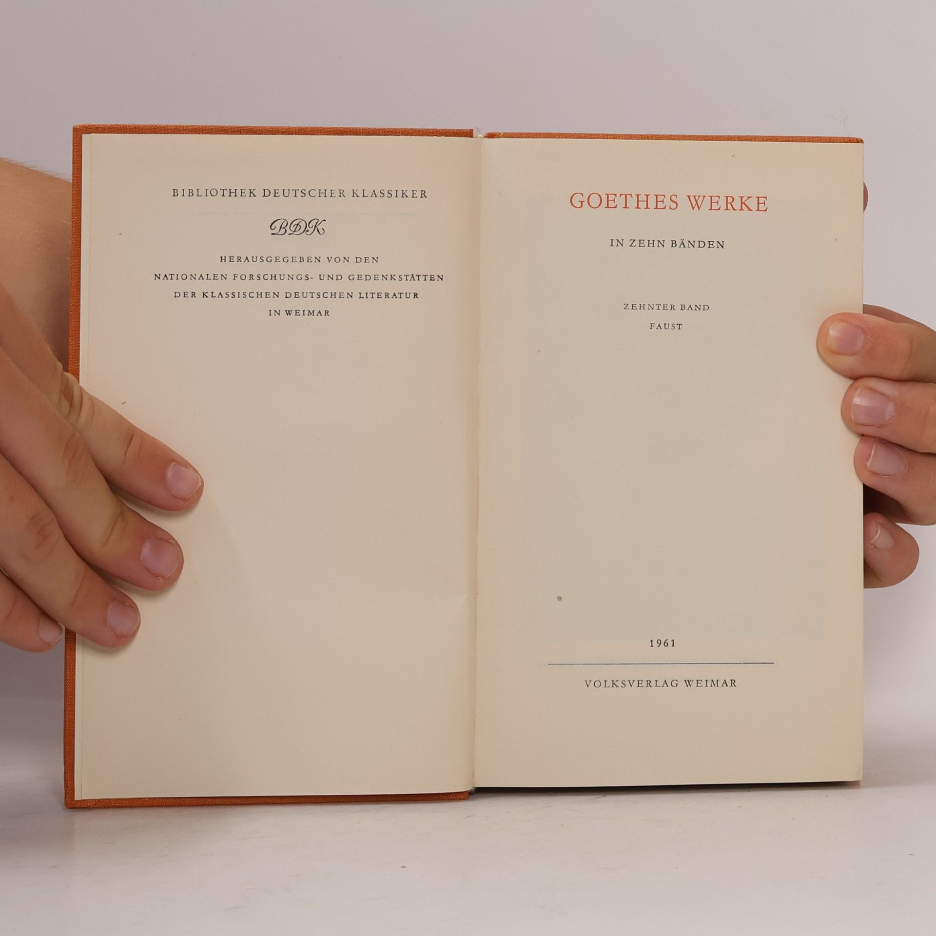 Johann Wolfgang von Goethe Goethes Werke 10