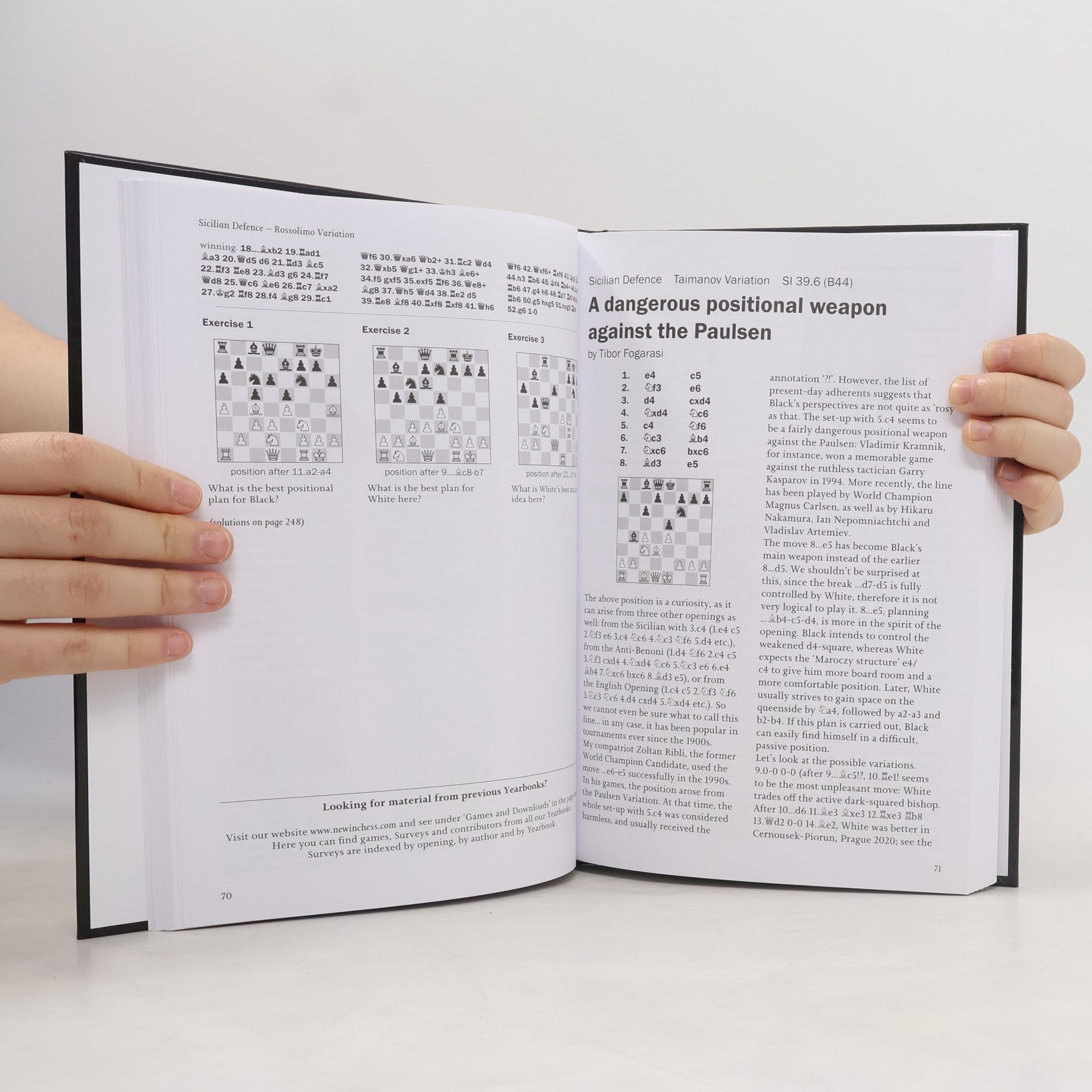 Jan Timman New In Chess Yearbook 137
